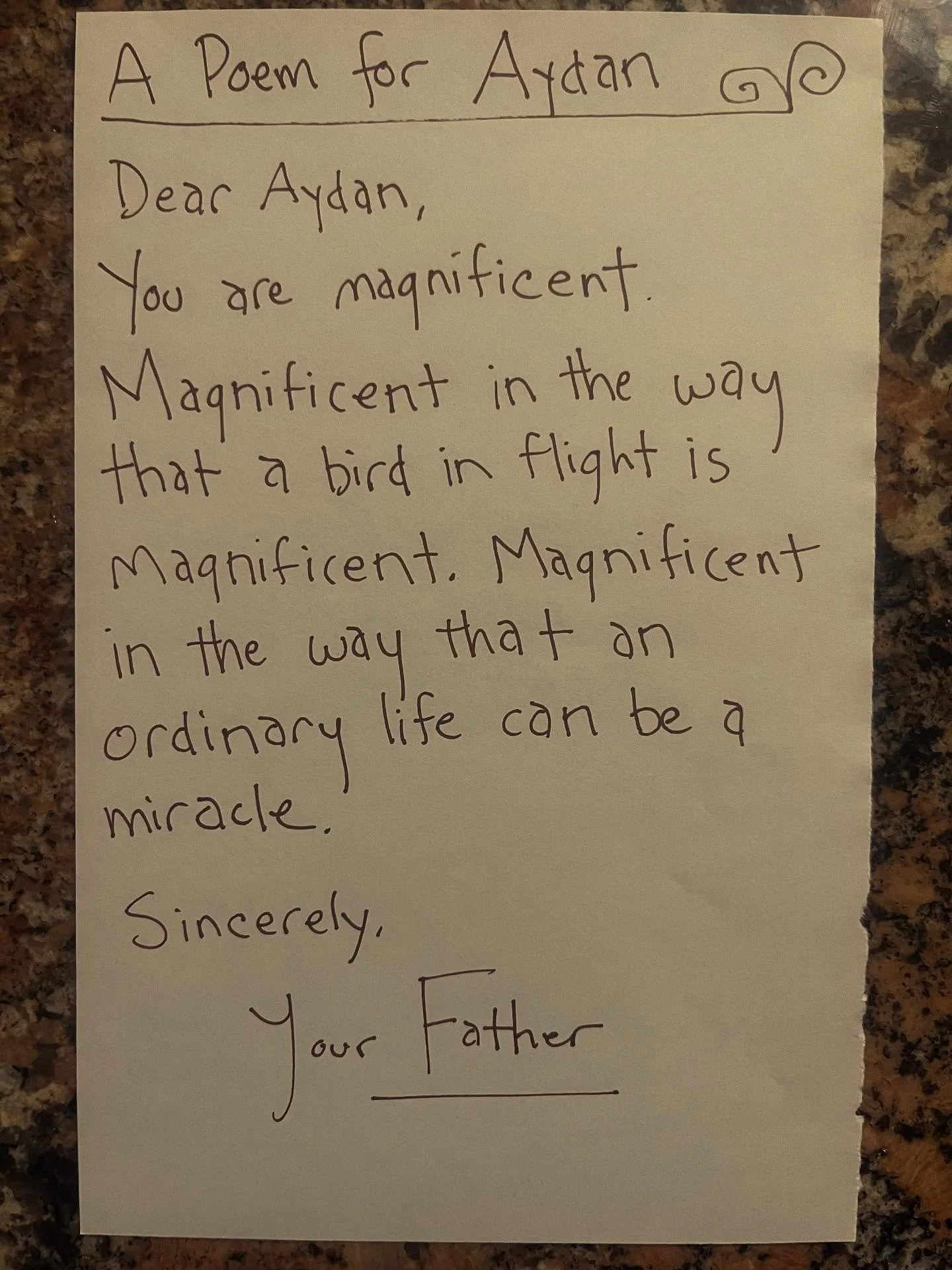 High school and middle school are tough. Kids need to you think they&rsquo;re great. 

#lunchpoems