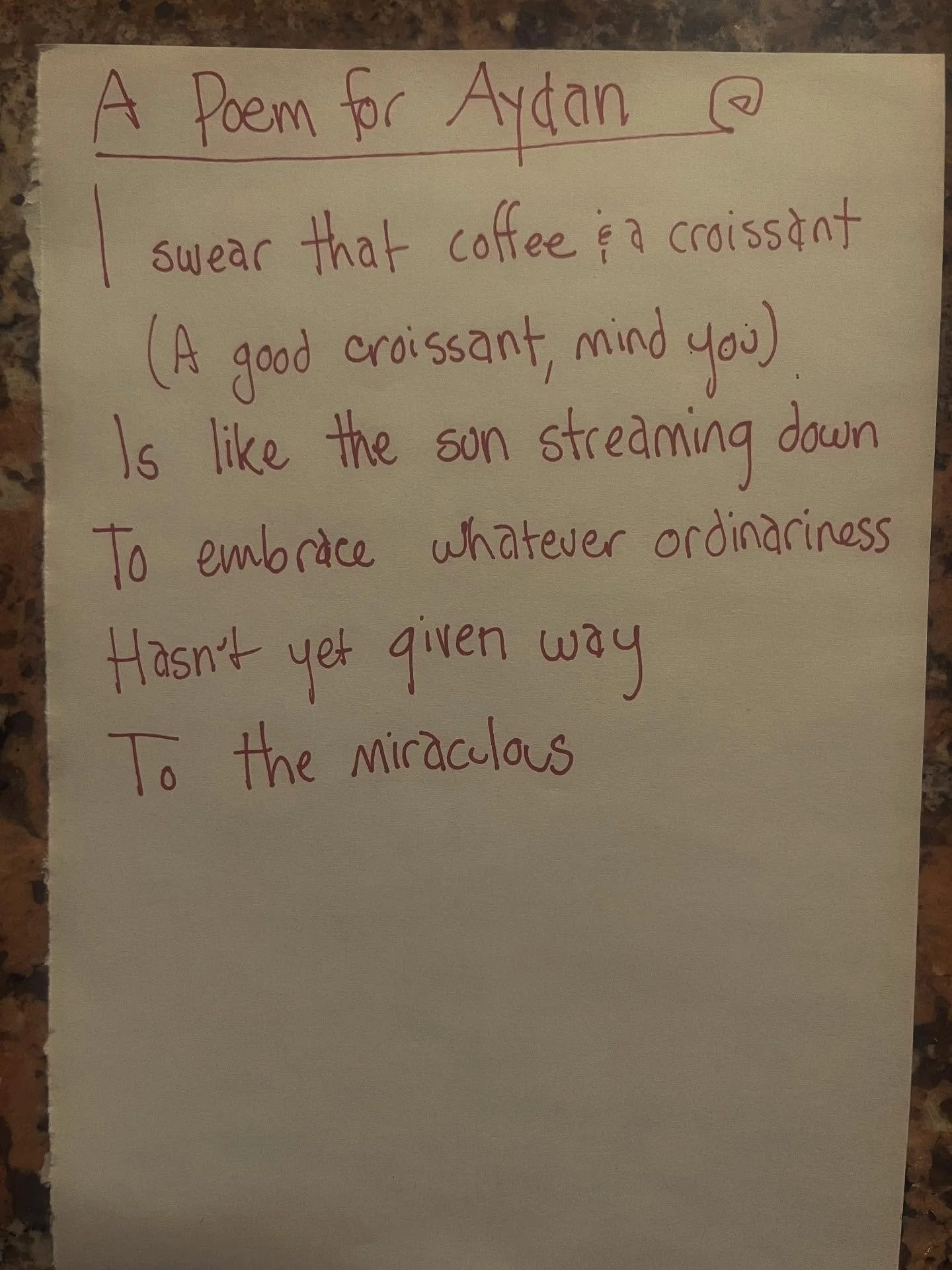 #lunchpoems
#frenchbreakfast
#petitdejeuner 
#friday