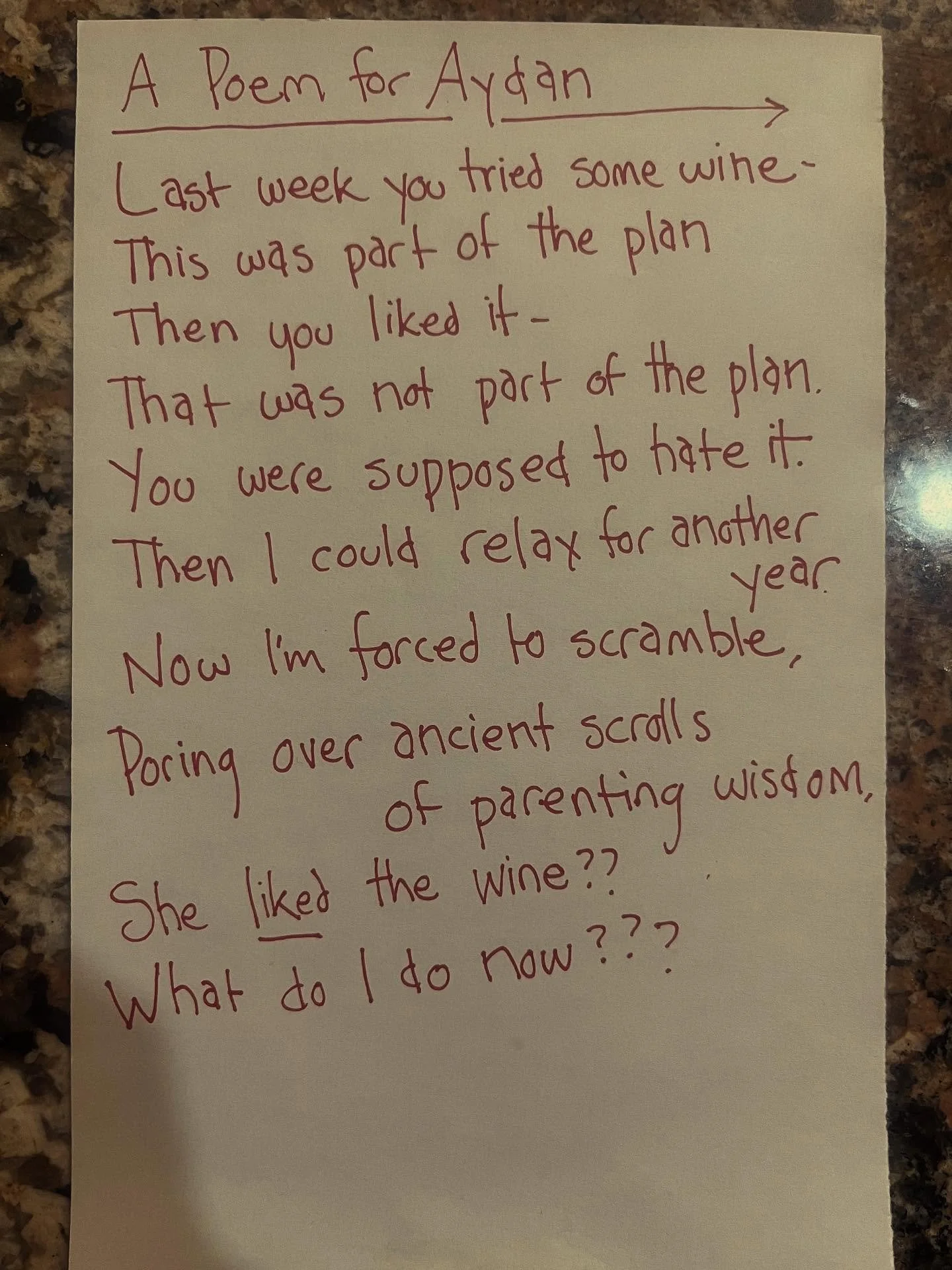 #lunchpoems
#poetry
#parentingpoetry 
#wine