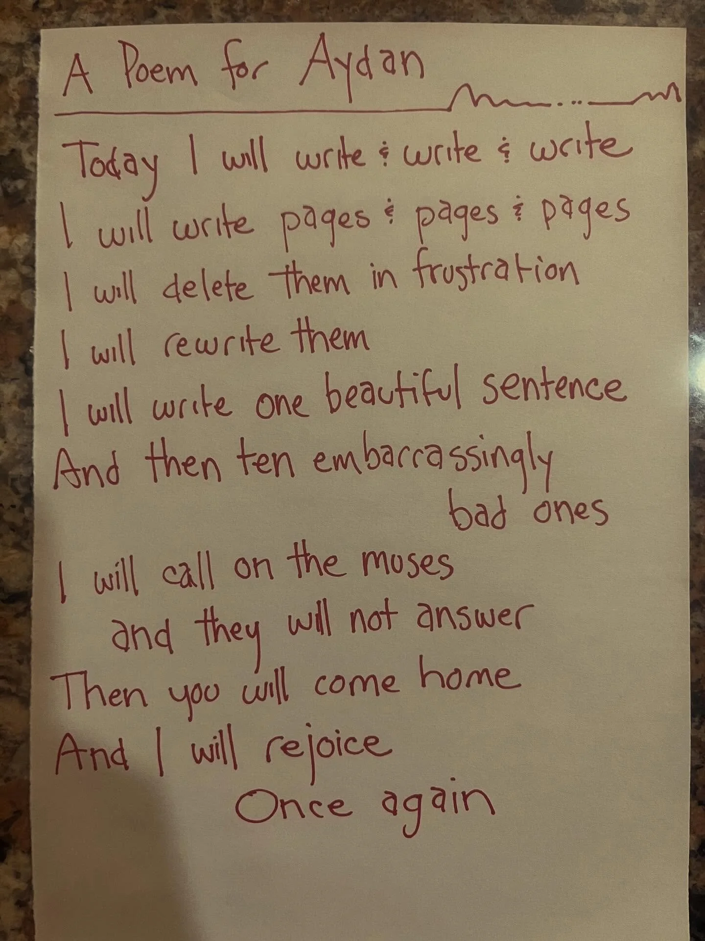 A day off for Veterans Day, so I&rsquo;m trying to spend most of the day writing. 

#lunchpoems
#poetry
#kidspoetry
#writingday