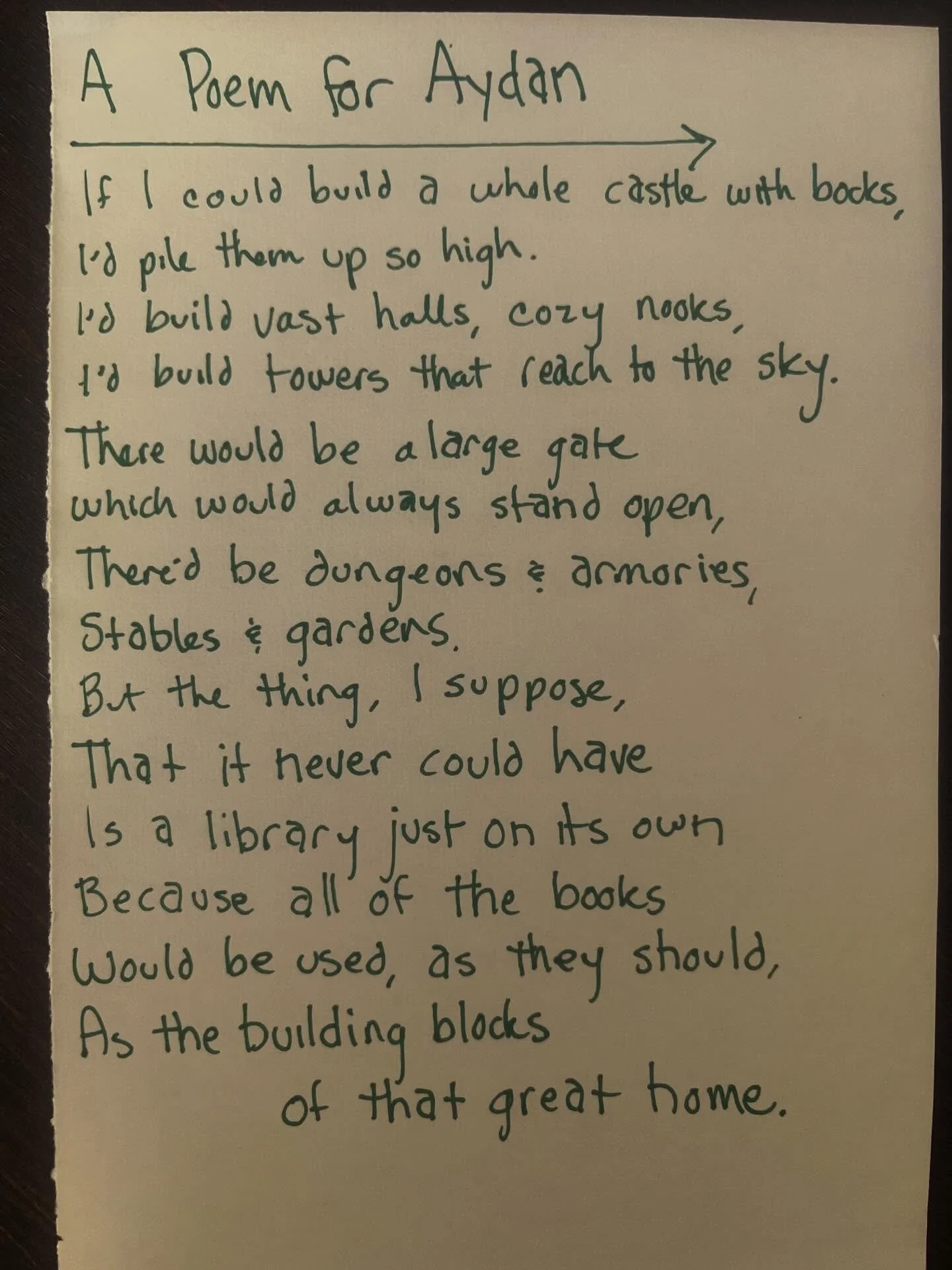 Aydan and I are going to a massive book fair this evening and I could not be more excited. Apologies in advance to the kids&rsquo; depleted college funds. And I actually quite like today&rsquo;s poem. 

#lunchpoems
#bookpoetry
#books
#guadalajarafil