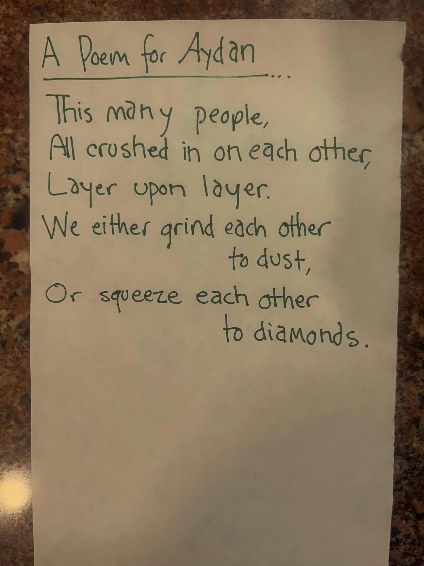 Mexic City has a lot of people.

#lunchpoems
#poetry
#CDMX