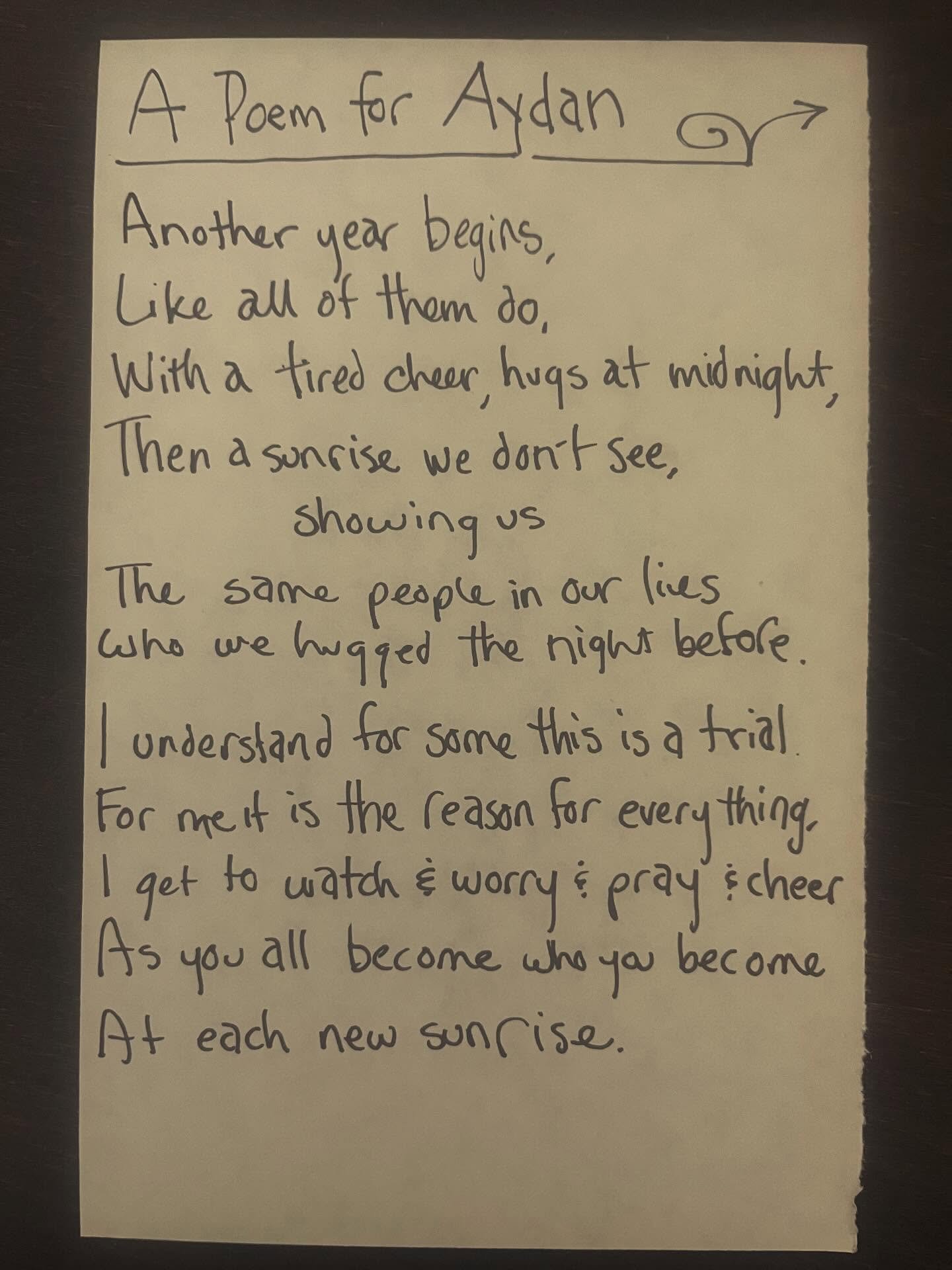 Back to school!

#lunchpoems
#poetry
#newyears