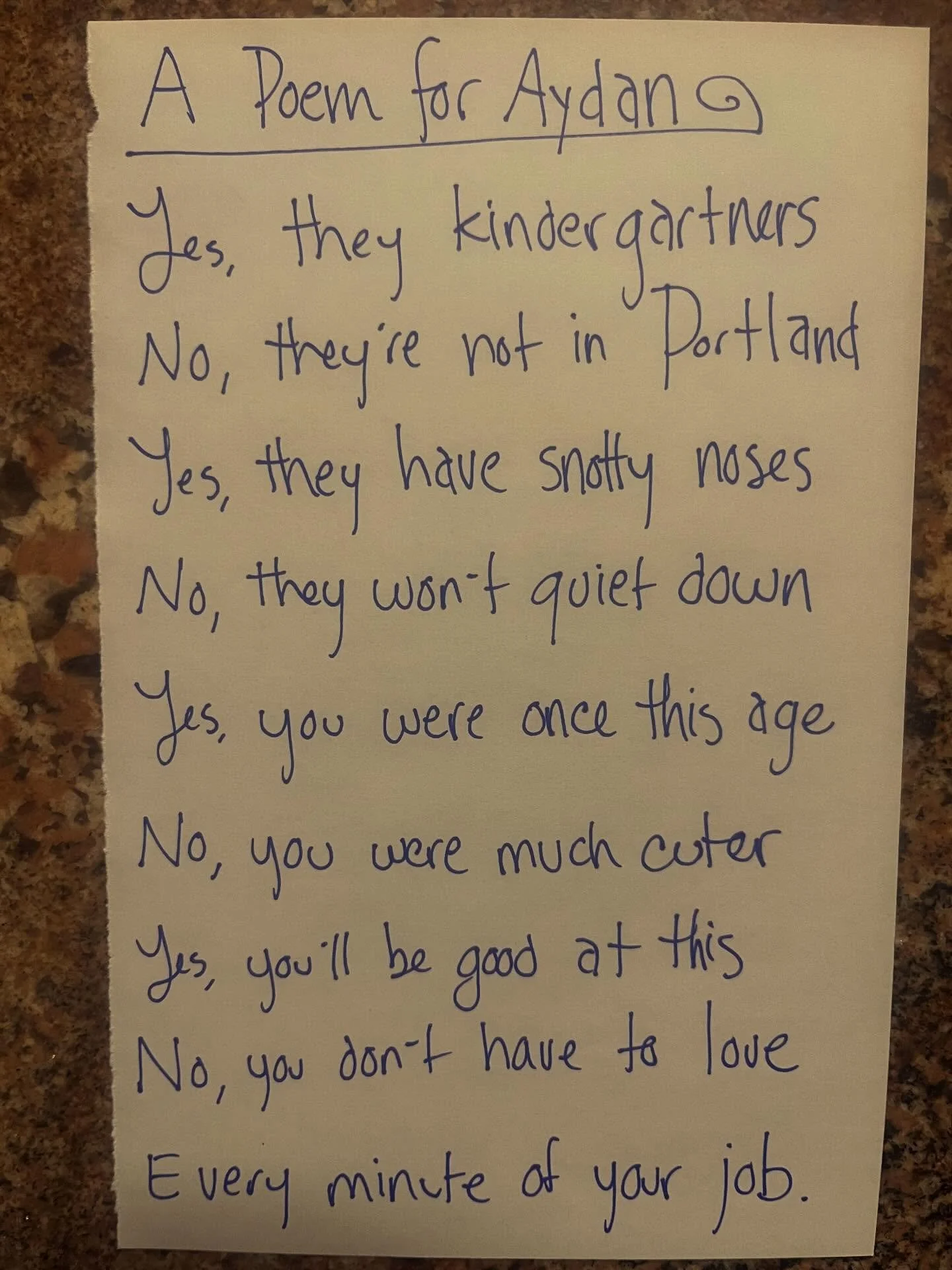 Thanks to everyone who reached out to check on us this past week. We&rsquo;re doing fine and the city is returning to normal. Let&rsquo;s hope it lasts. Aydan was supposed to leave for a week in Portland attending college classes but the airport was 