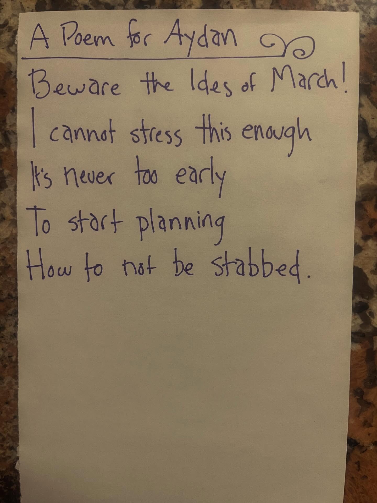#lunchpoems
#poetry
#idesofmarch