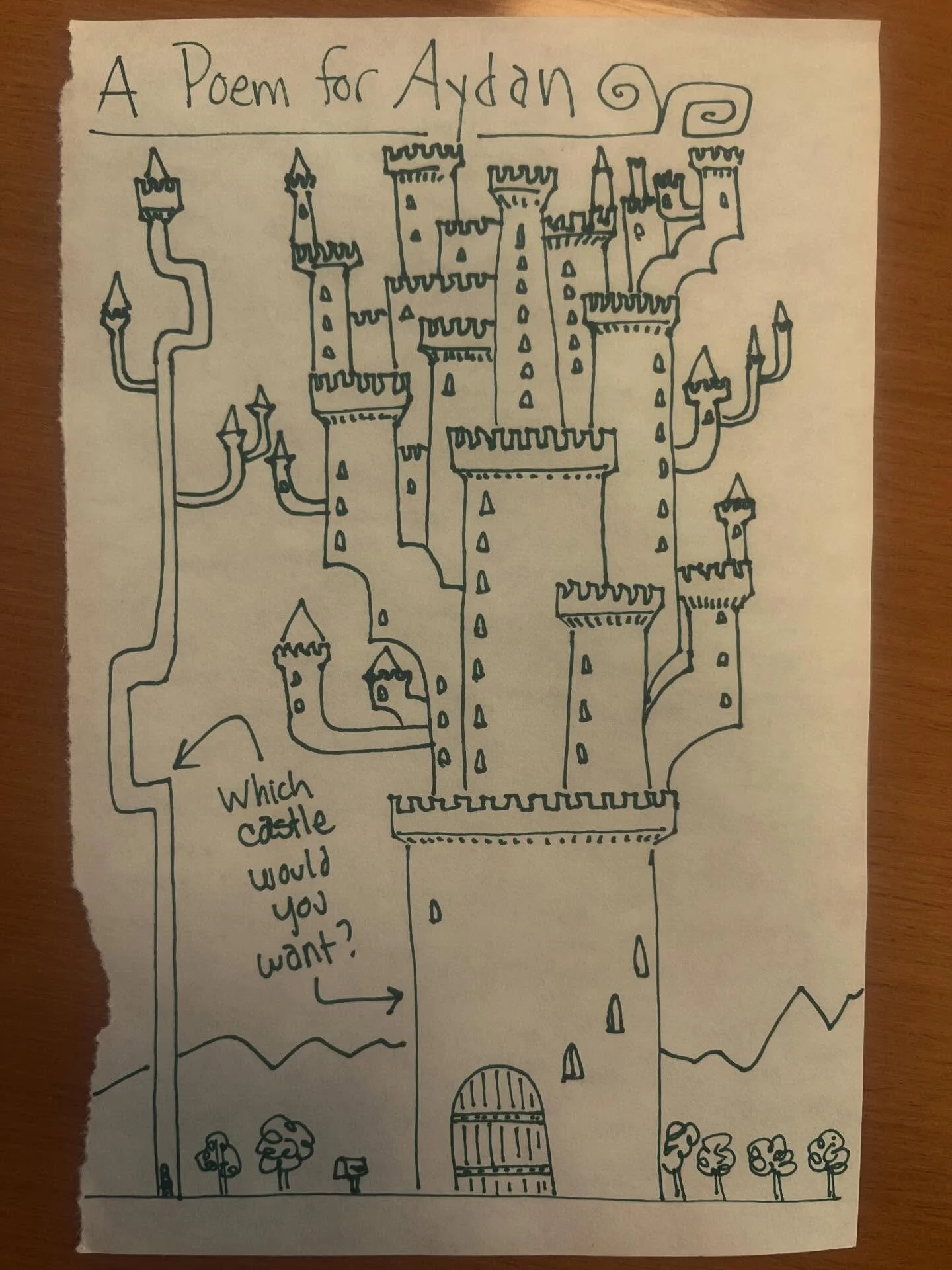 Friday drawing. 

#lunchpoems
#poetry
#castles