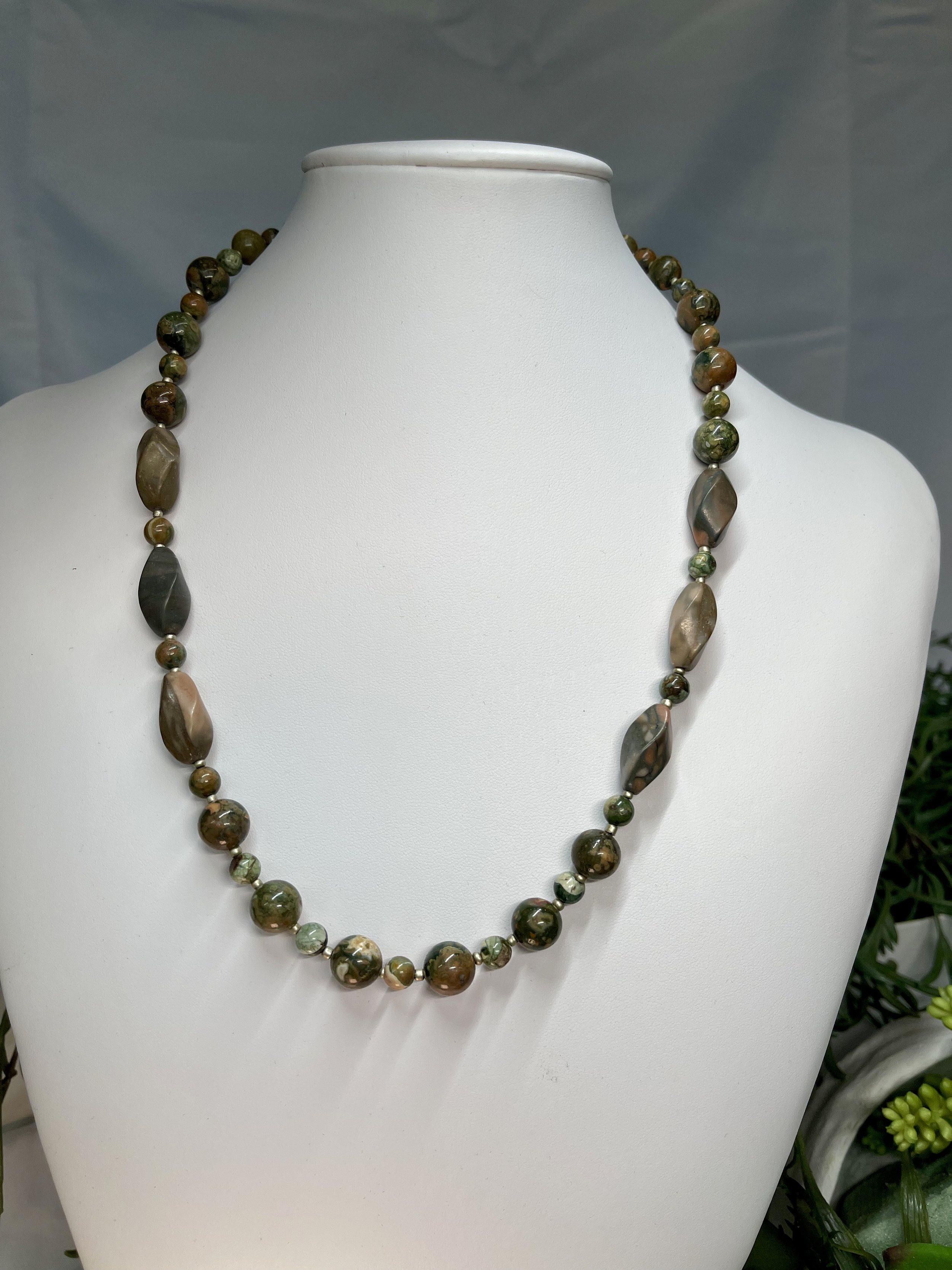 Rhyosite Stone Necklace