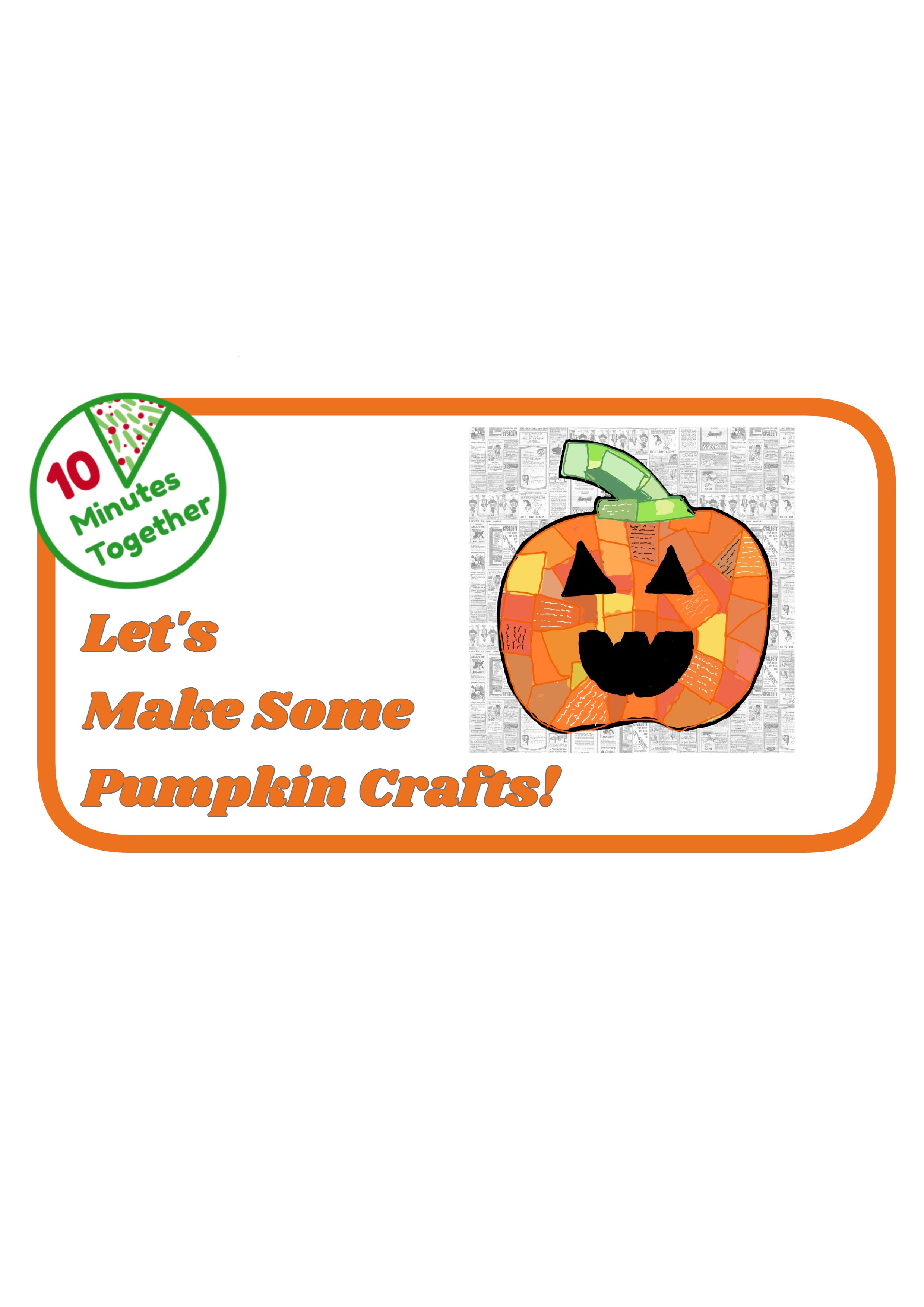 TMT Let's Make Some Pumpkin Crafts
