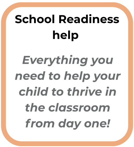 School readiness help sign encouraging parents to support children from day one.
