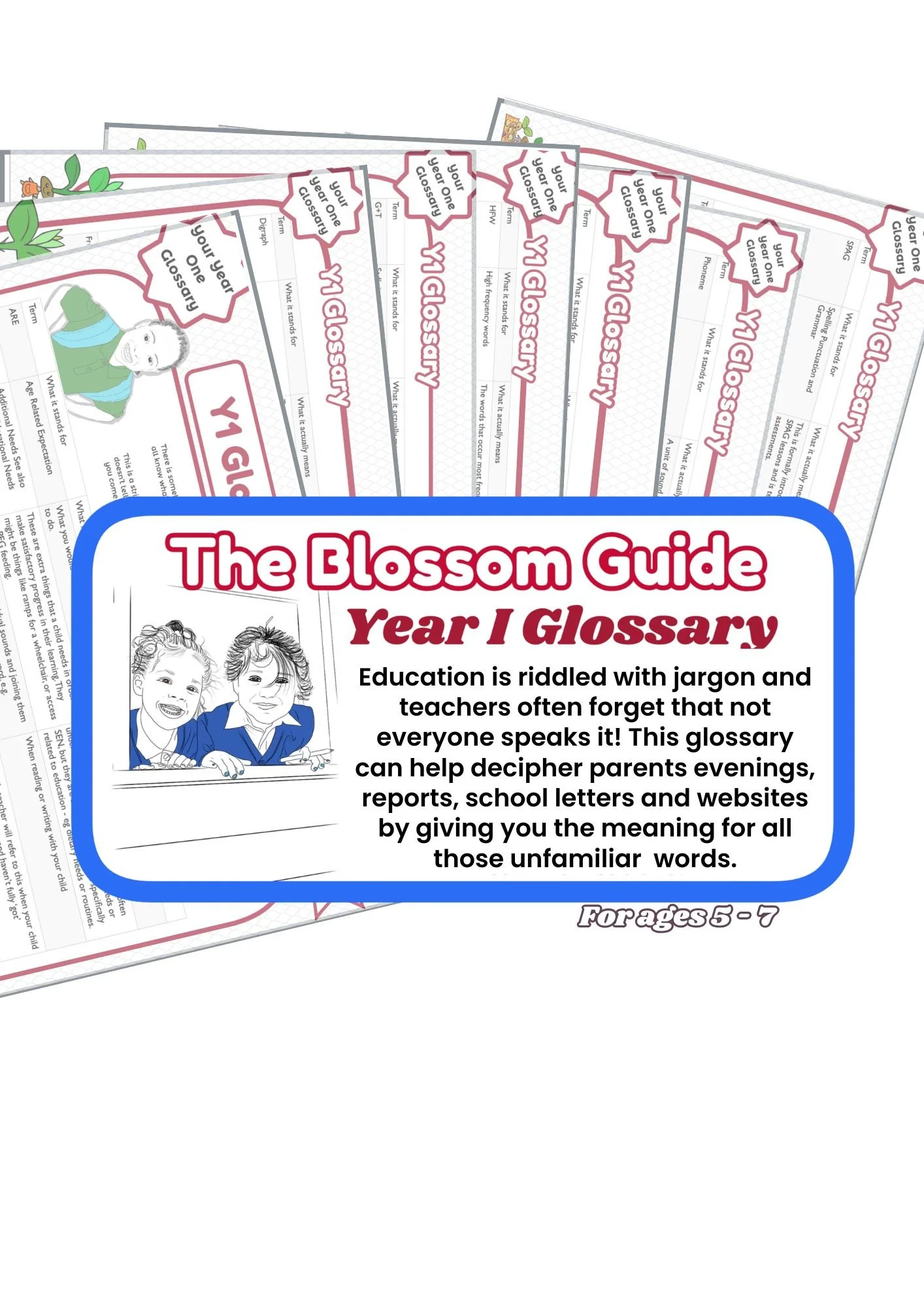 Year 1 Glossary - A Blossom Guide