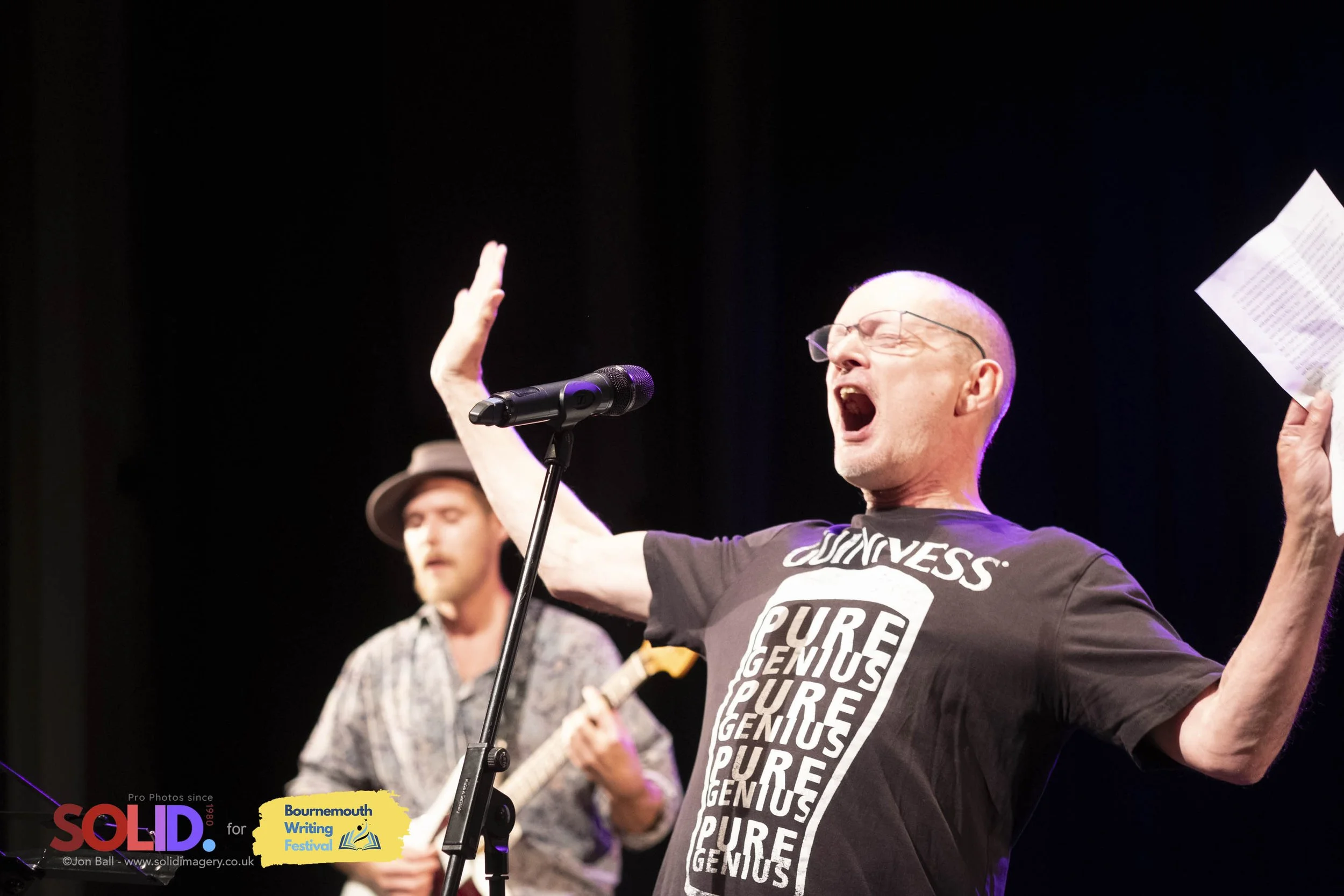 Portrait of D G Herring, contemporary British poet published by Dithering Chaps press