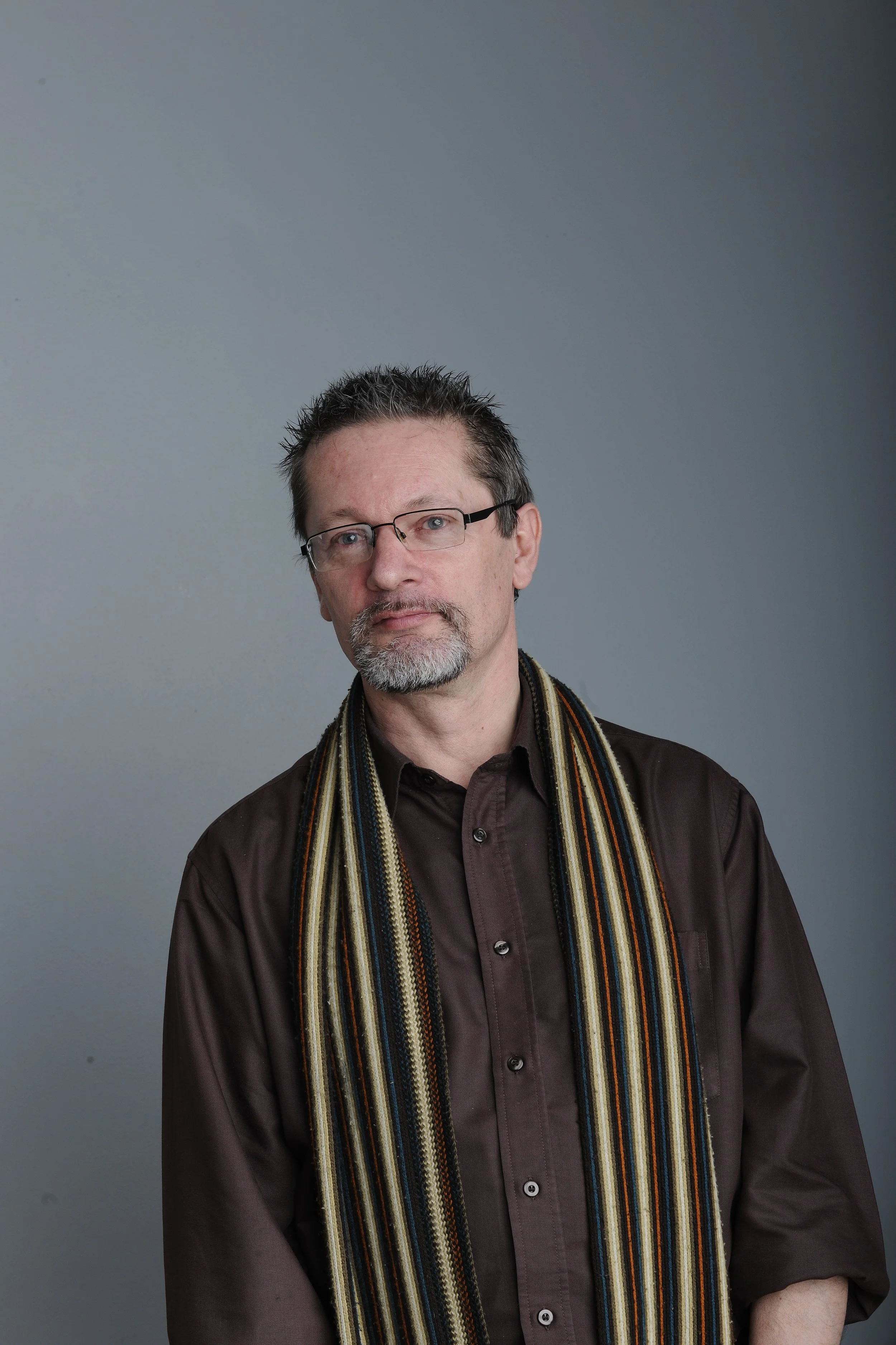 Portrait of D G Herring, contemporary British poet published by Dithering Chaps press