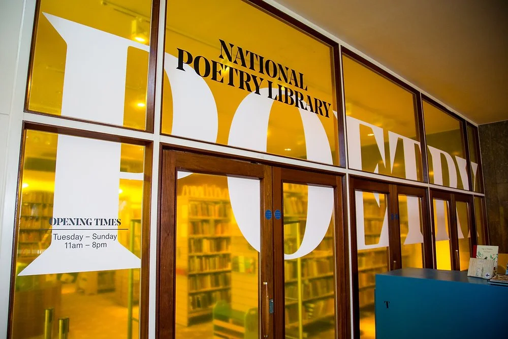 Image of the entracne to the National Poetry Library