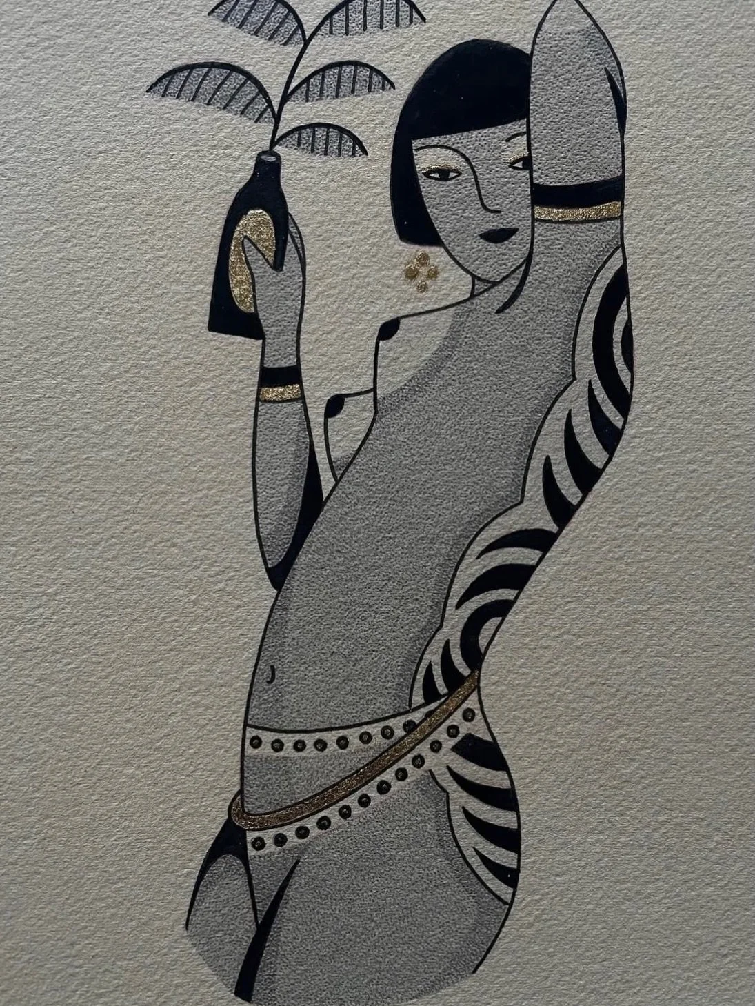 painting and tattoos by Jenna 
@slowerblack ! Jenna is home from her travels and busy making beautiful tattoos and working away at the art studio. Small size original paintings avaible here at the shop.