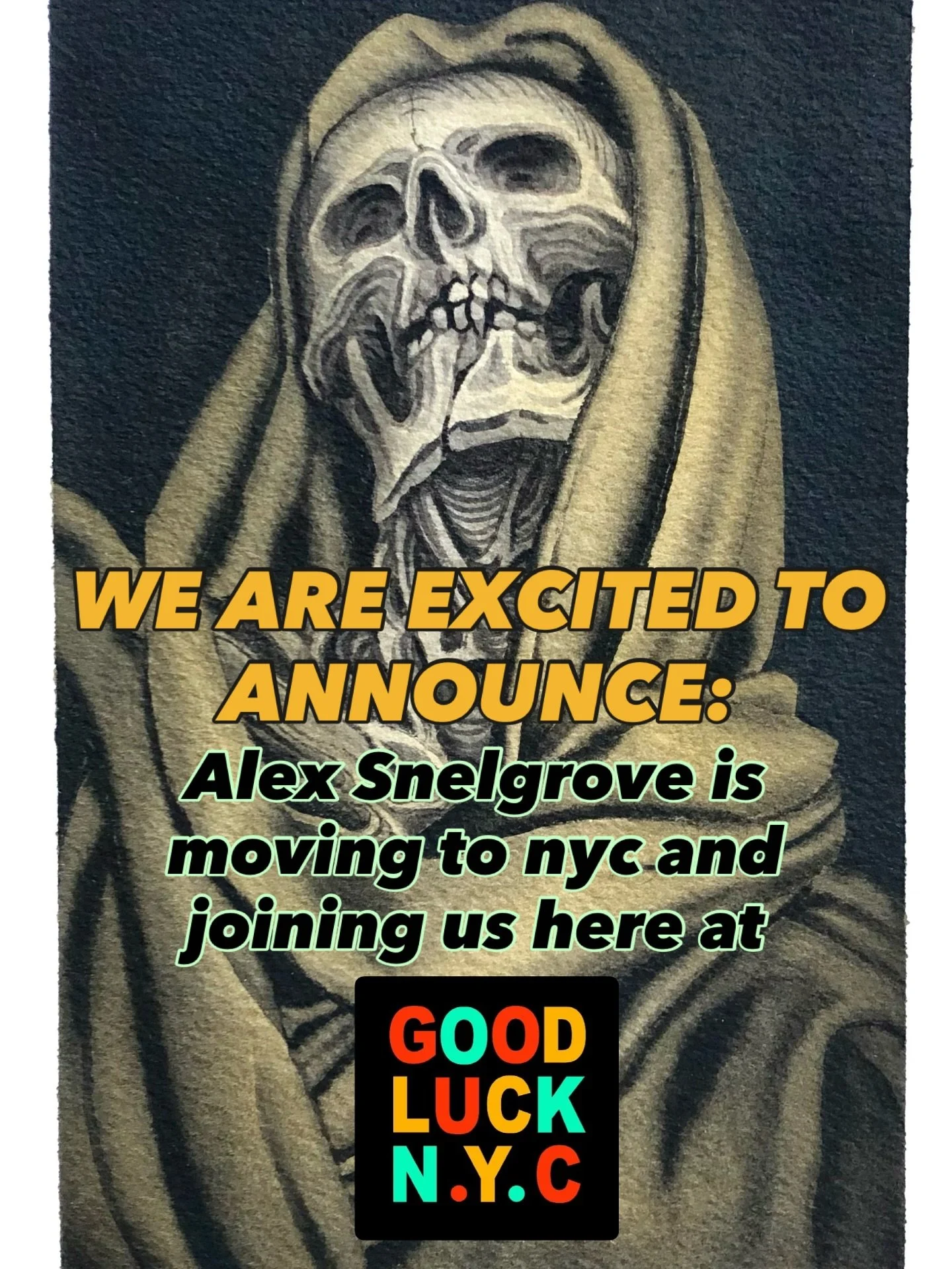 We&rsquo;re excited to share some fantastic news! 🎉

Starting in February, we&rsquo;ll be welcoming the incredibly talented @snelgrove to the Good Luck NYC family in Greenpoint, Brooklyn! Known for her unique style and artistry, Alex brings a fresh 