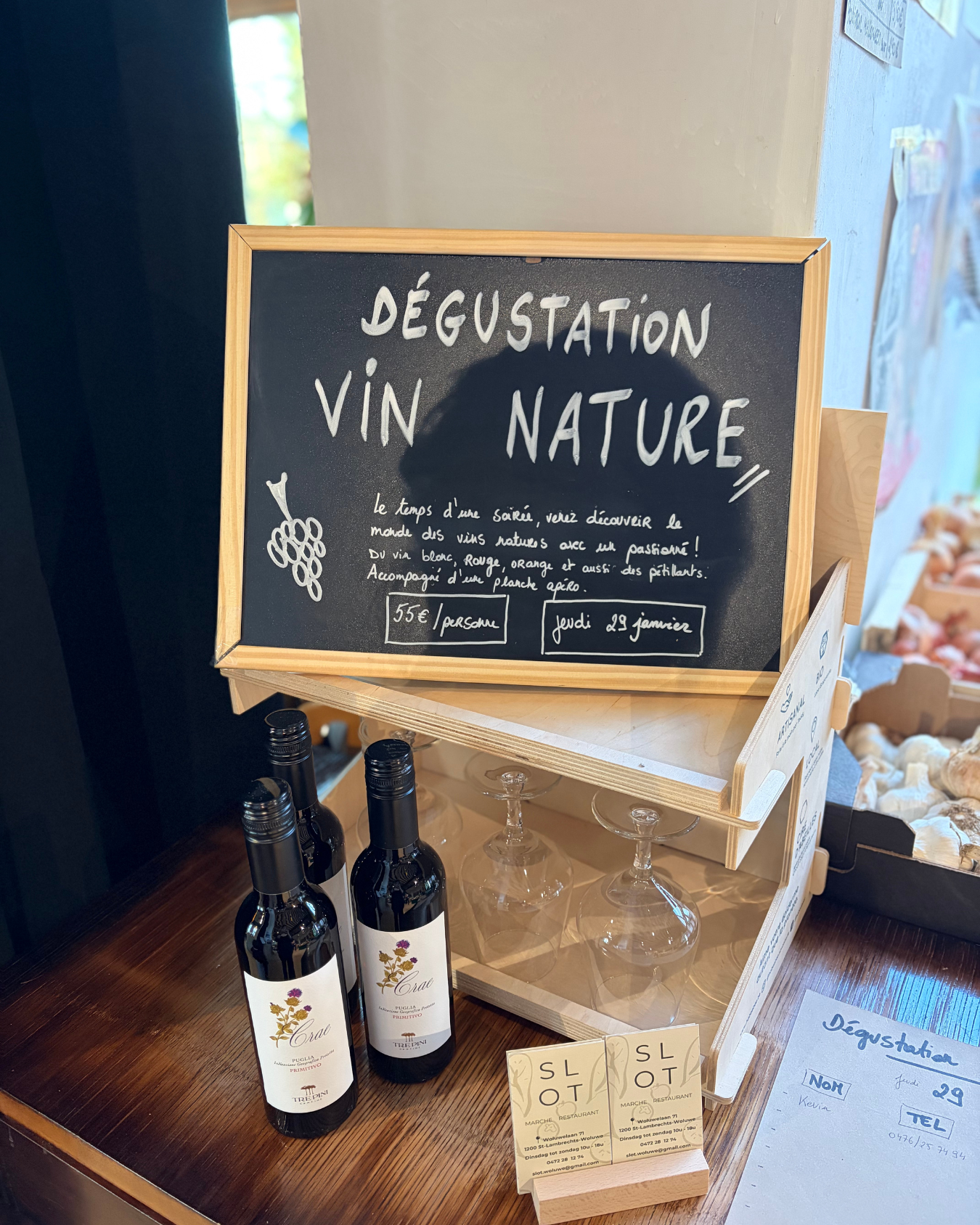 Soirée dégustation vins naturels - 29 janvier (de 19h à 21h)