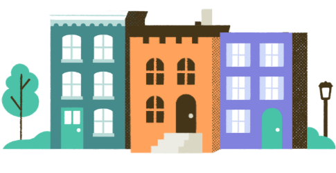 Two speech bubbles with dollar signs in them