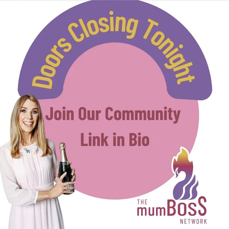 Need to know more - watch my stories 🥂🥂🥂

Doors to The MumBOSS Network are closing tonight! 

I'm excited to get to know our new community members who have already begun introducing themselves inside our private Facebook group.

We welcome like-mi