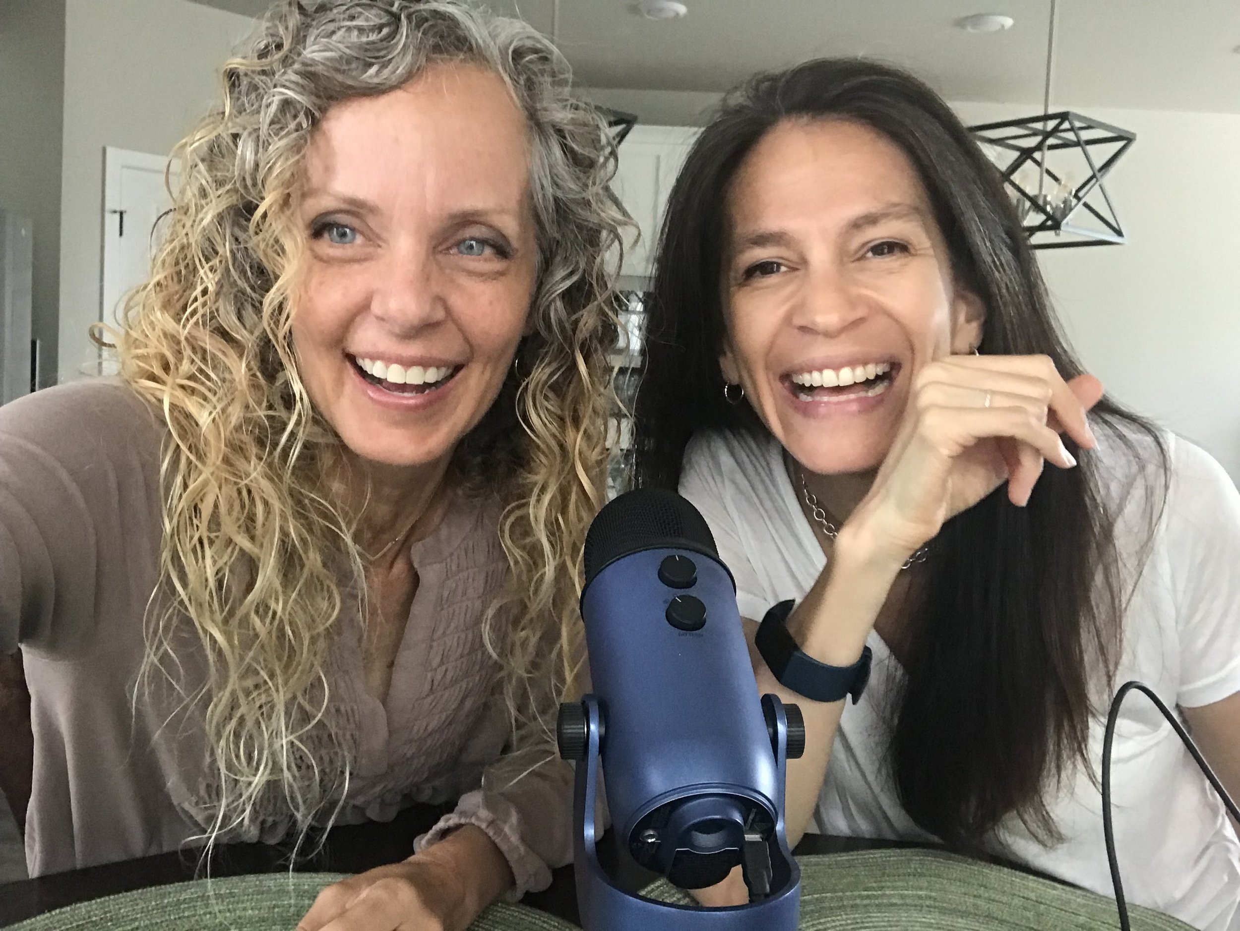 Lisa and Erica laughing