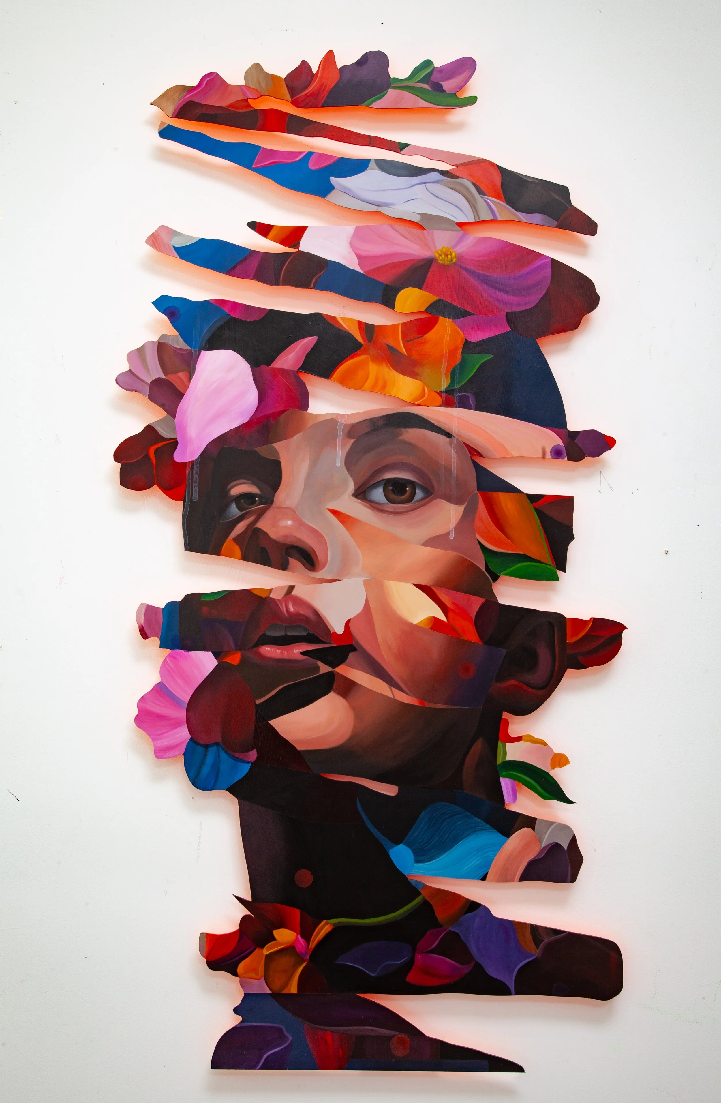Pop Top // acrylic on dibond panel, ≈ 49" x 24", 2026