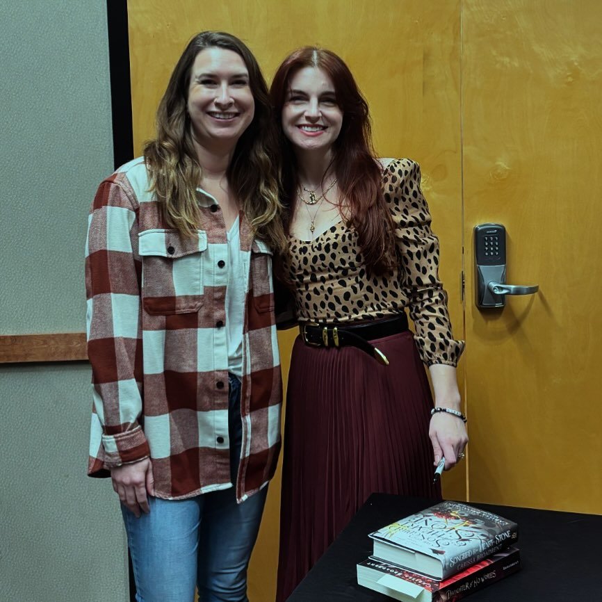 I was lucky enough to meet @carissabroadbentbooks earlier this week during her tour for The Songbird and the Heart of Stone ❤️

Carissa gave such amazing insight into her process, and she has a lovely energy and wonderful sense of humor. It was such 