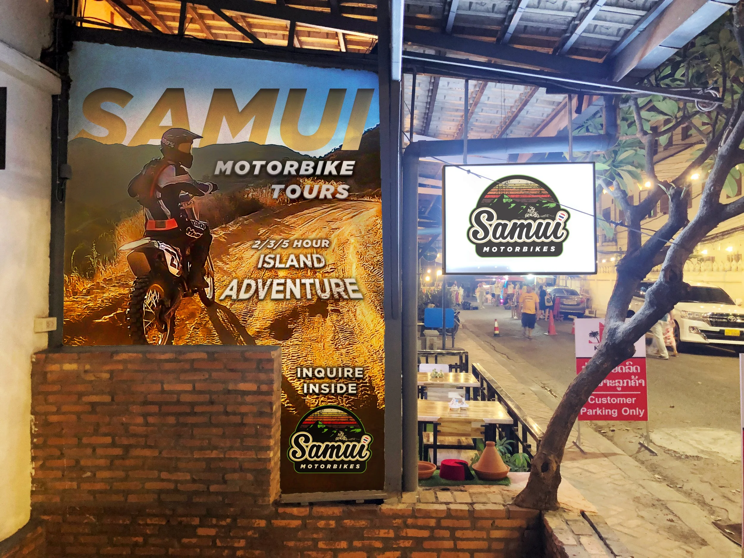 Samui Motorbikes Branding