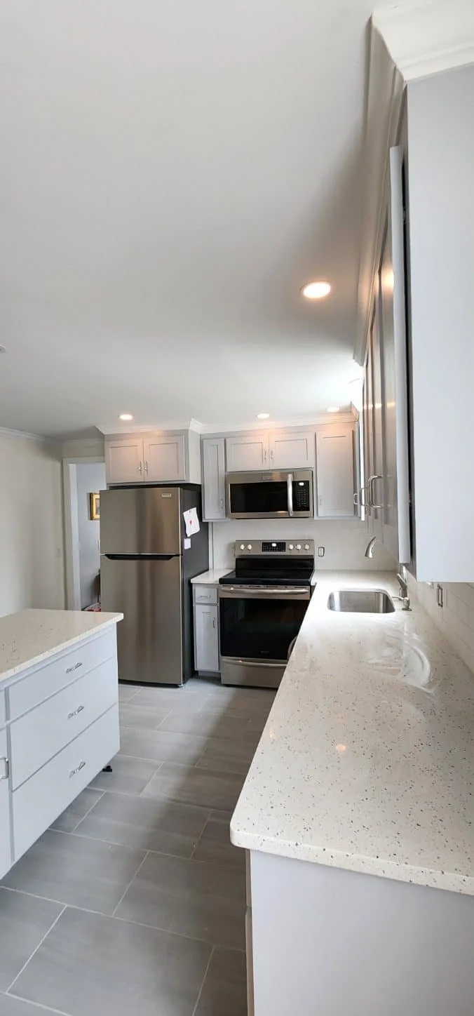 Contemporary Transitional Kitchen Remodel in Old Lyme, CT by J Stokes Contractors, LLC Remodeling and Painting Company project photo 3