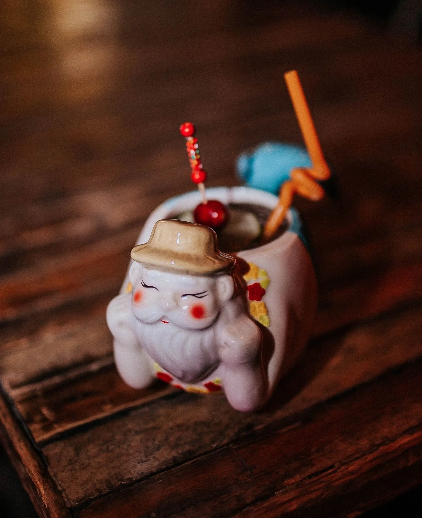Aloha! Served in a mug that&rsquo;s seriously making us wonder if Santa&rsquo;s workshop is located under the Sea&hellip; Sugar Plum Mai Tai 🧜&zwj;♀️⁠
⁠
rum, lime, orgeat &amp; cinnamon, plum