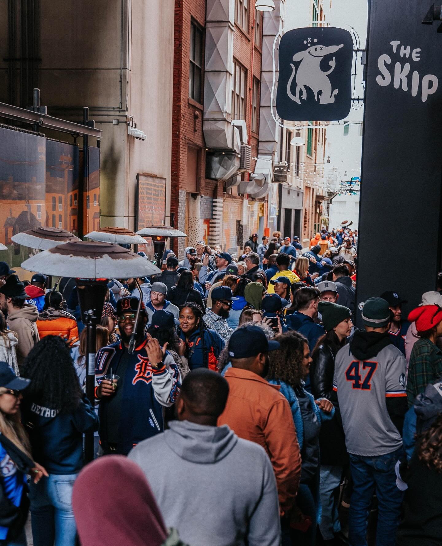 TOMORROW... GO TIGERS! 🌀⁠
⁠
Join us for our 10th annual Opening Day Block party!⁠ // 11A - 8P // DJ&rsquo;S, DRINKS, &amp; MORE // FREE RSVP LINKED IN BIO⁠
⁠