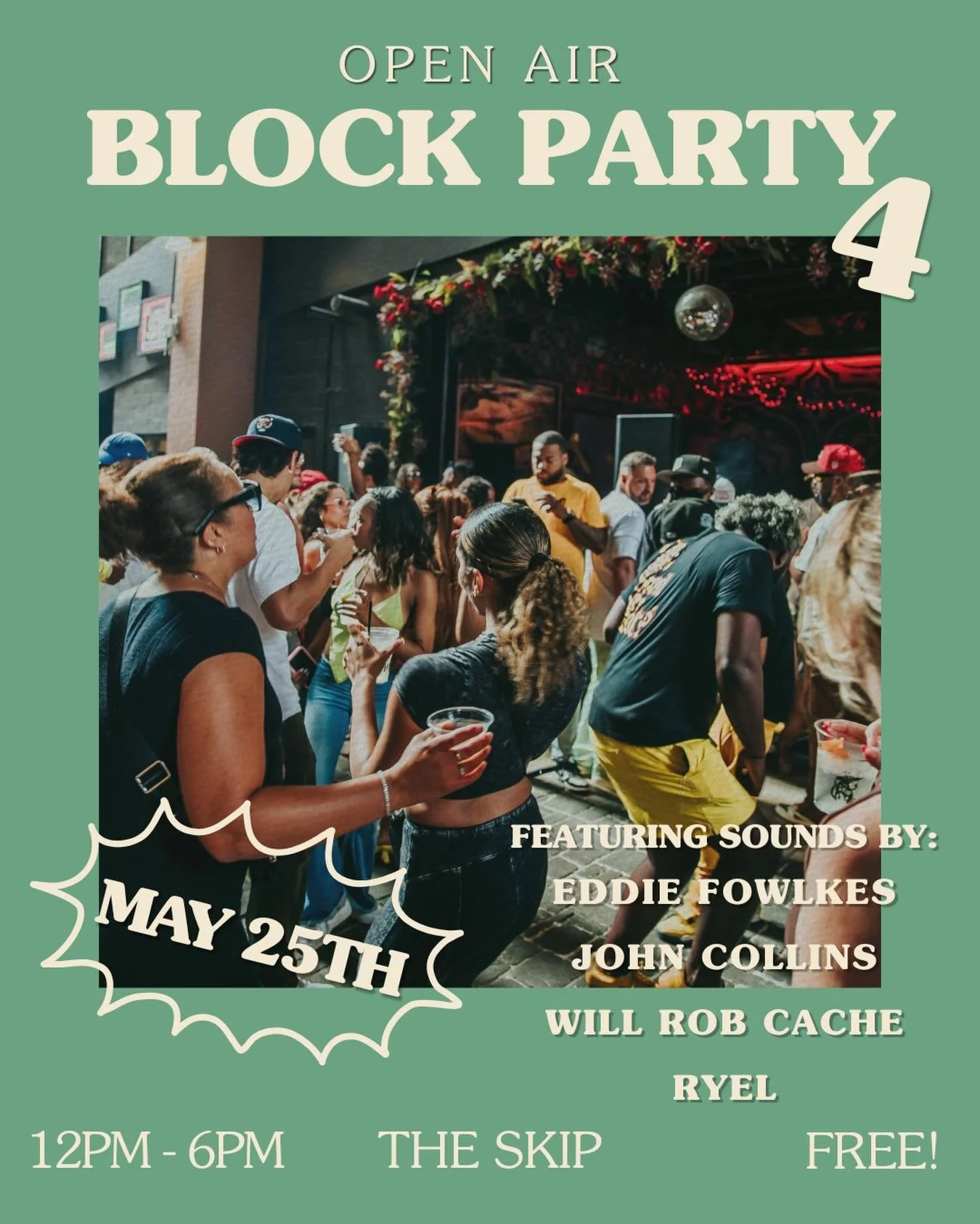 THIS MEMORIAL DAY... Block Party 4 featuring @eddie_fowlkes, @johnjammincollins.official &amp; MORE ‼️🎊
