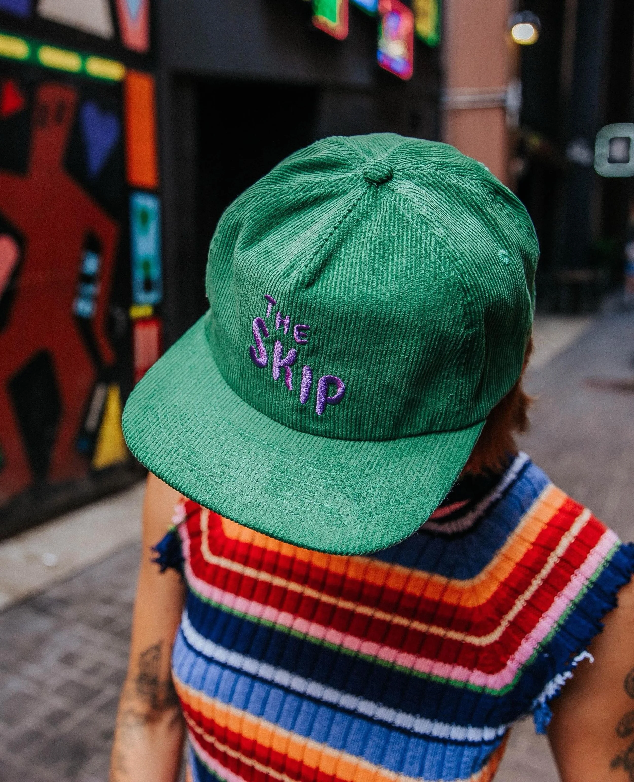 The Skip Corduroy Hat in GREEN 💚 Available for purchase at the bar!⁠
⁠