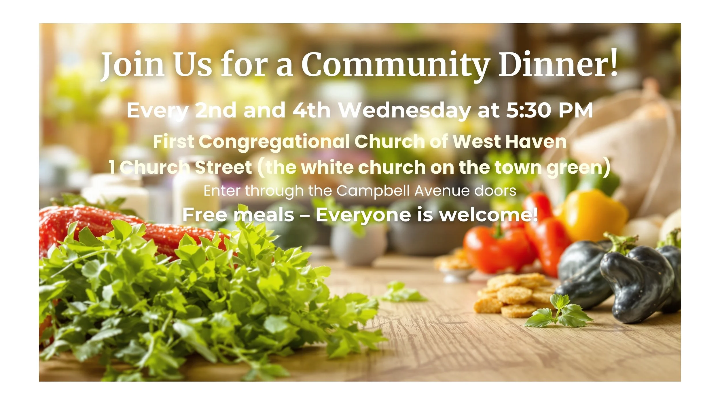 Community Kitchen — First Congregational Church of West Haven