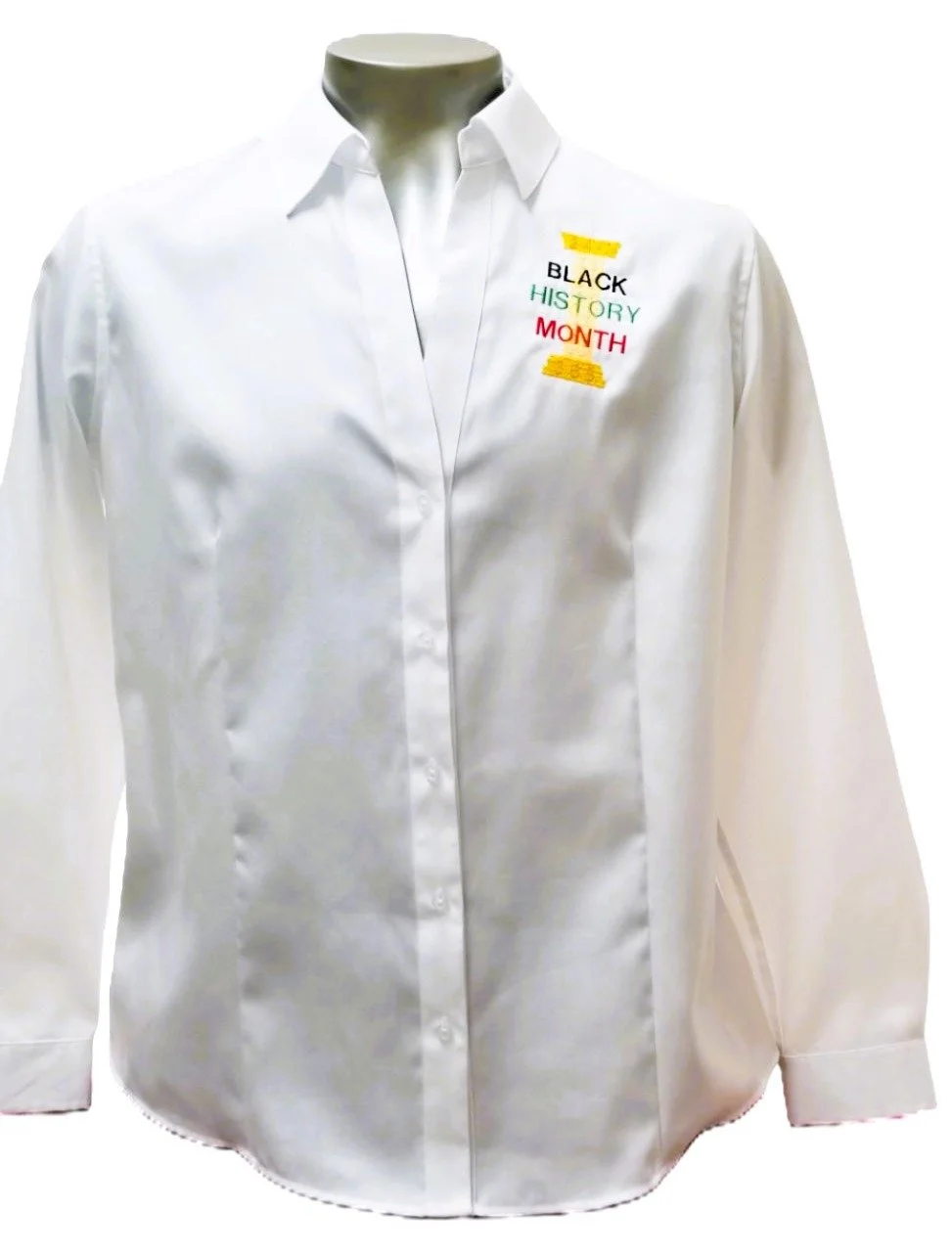 Women's Blouse embroidered Black History Month