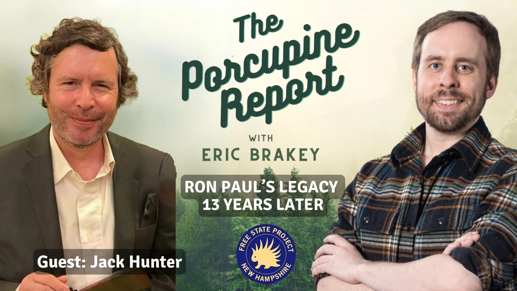 Porcupine Report #59: “Ron Paul’s Legacy 13 Years Later” with Jack Hunter Seasoned Porcupine Report guest Jack Hunter joins Eric to share excitement for the upcoming Porcupine Freedom Festival, where he’ll return as a featured speaker. Together, they dig into current hot topics, including Cory Booker’s 25-hour performative Senate speech — which lacked the substance of past filibusters, like Rand Paul’s 2013 stand against John Brennan’s CIA nomination and drone policy. They also reflect on Ron Paul's enduring legacy as he turns 90, highlighting how his influence sparked a new generation of activists and fueled movements in homeschooling, Bitcoin, and grassroots politics. Finally, Eric and Jack weigh in on the recent leak involving national security discussions about bombing Yemen—and the disappointing lack of pushback from supposed anti-interventionist voices. Listen to the full episode!
