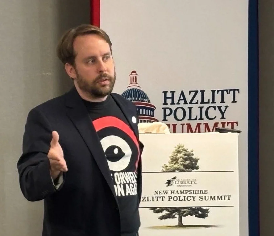How to Defend Liberty at the Statehouse? Director Brakey spoke with NH liberty legislators in Manchester this past weekend at the Hazlitt Policy Summit (hosted by Young Americans for Liberty). Brakey discussed the value of practicing