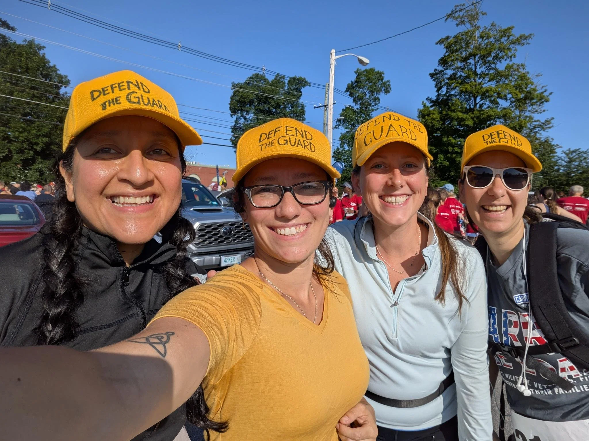 Defend the Guard. Several women of the Free State remind Granite Staters at 4th of July celebrations that real patriots don't let their National Guard troops be sent off into undeclared forever wars.