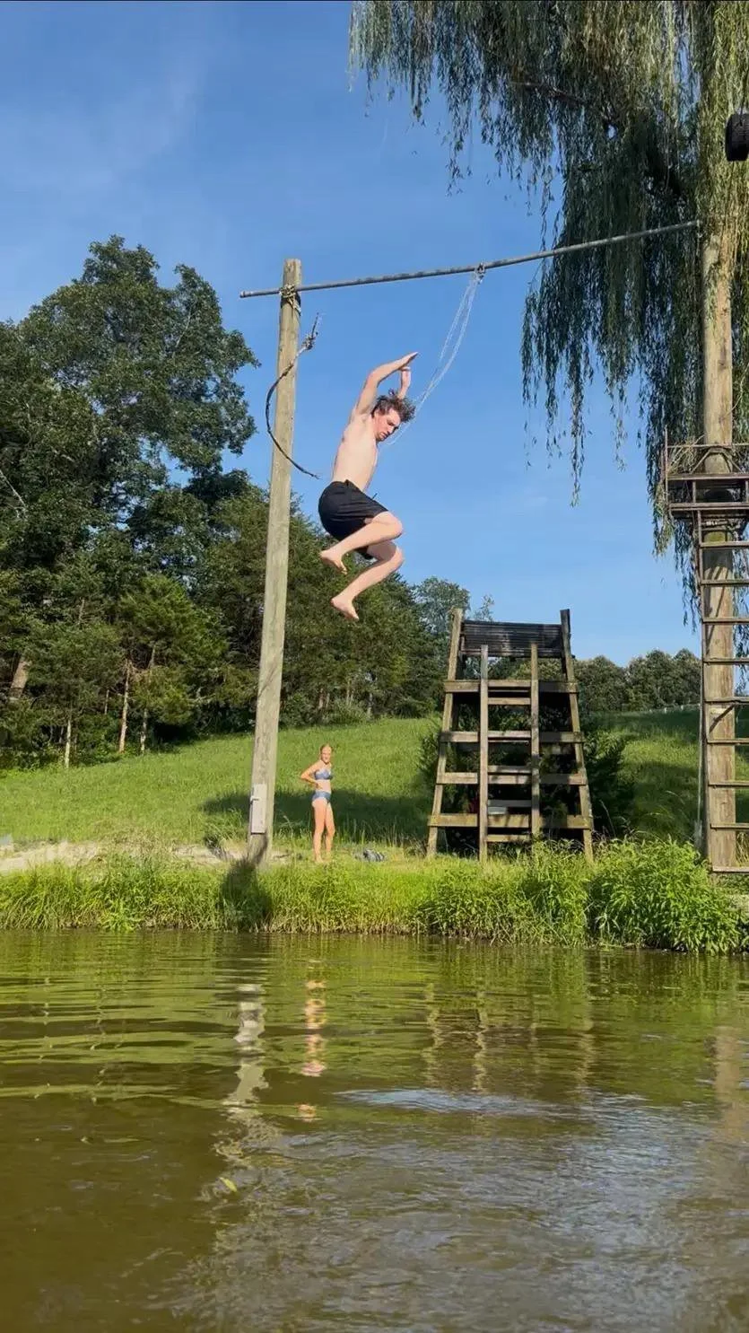 Hop In! The lakes of the Free State are perfect for cooling down on a hot New England afternoon.