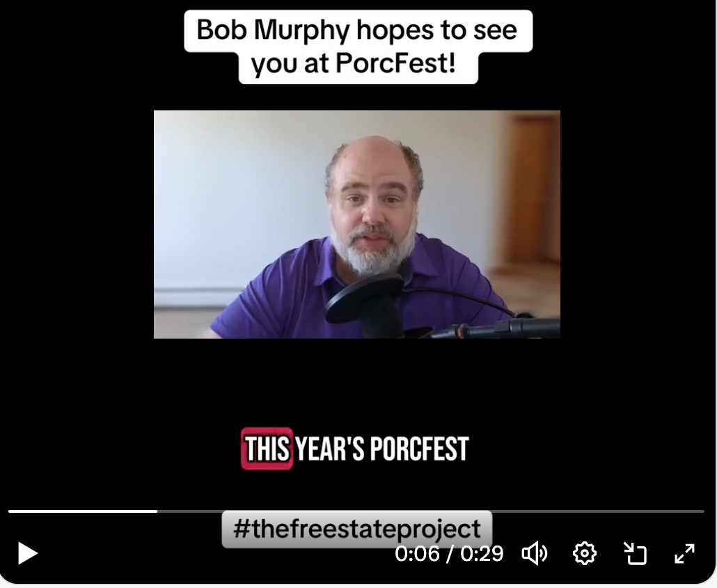 This week, Dr. Bob Murphy released a video inviting you to join us for his talk on the current President of the United States: