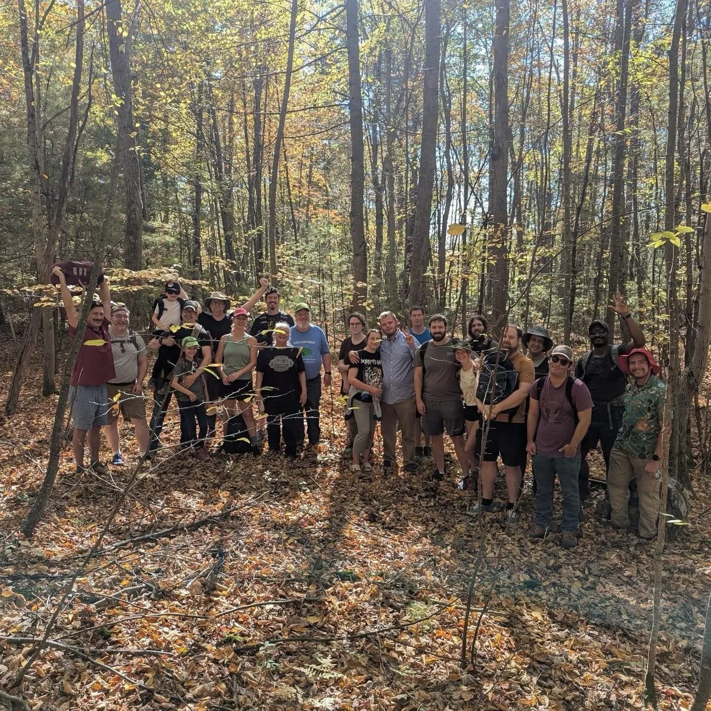 Rucking in the Free World! Nearly two dozen turned out this week for the weekly Granite Ruck. Who would want to miss out this time of year with fall foliage overhead and crunching beneath your feet?