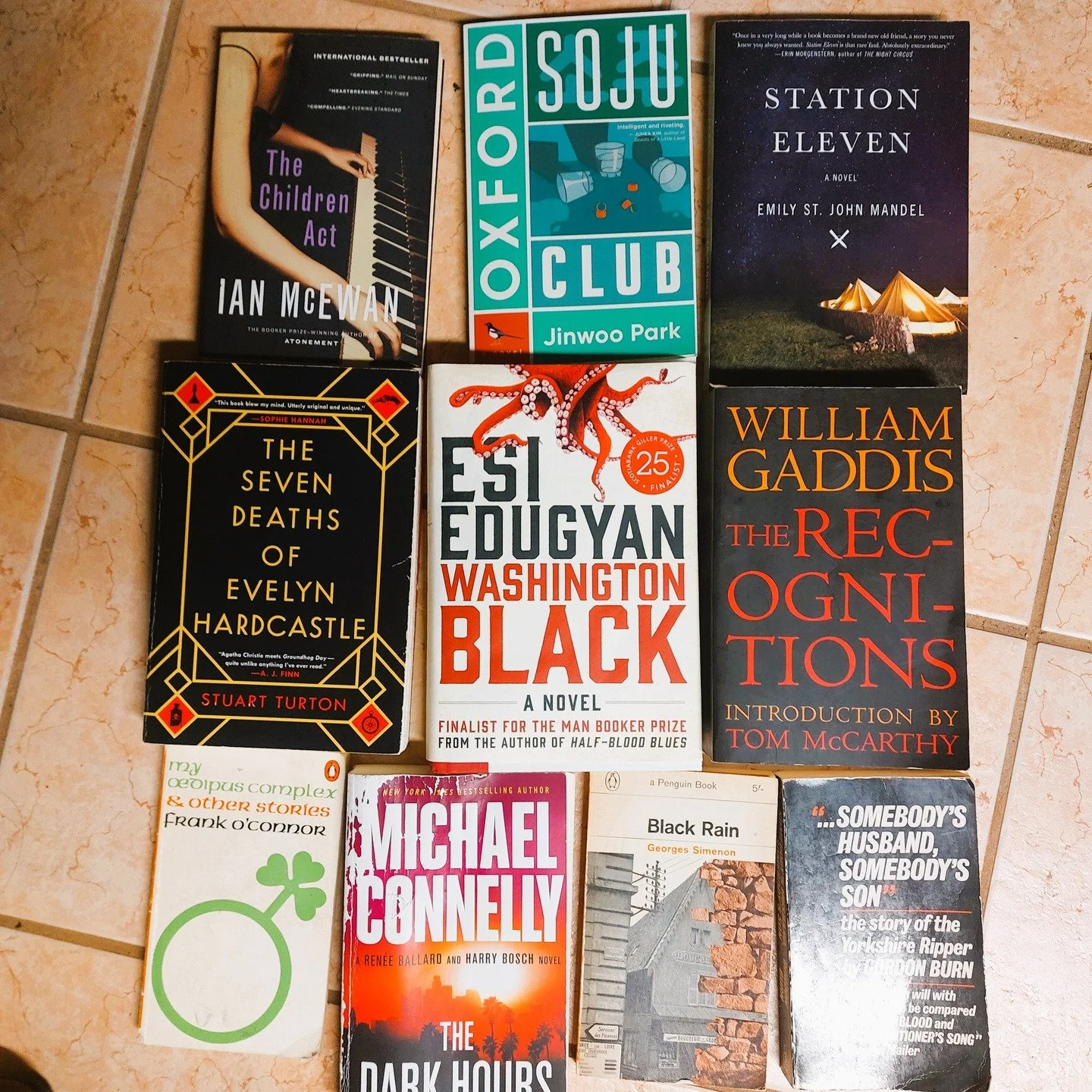 Rough week in the book acquisition department.

Somehow home with ten books seven days...Effortlessly.
...and nowhere to put them (TBR bookcase already banished to the basement and overflowing...)

It's a struggle.