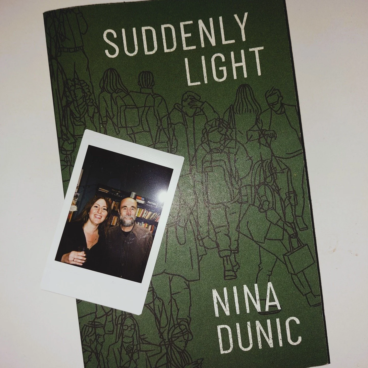 Back at Queen Books last week for Nina Dunic's Launch Party for Suddenly Light.

Great times. Great to see Nina. And can't hardly wait to read Suddenly Light.