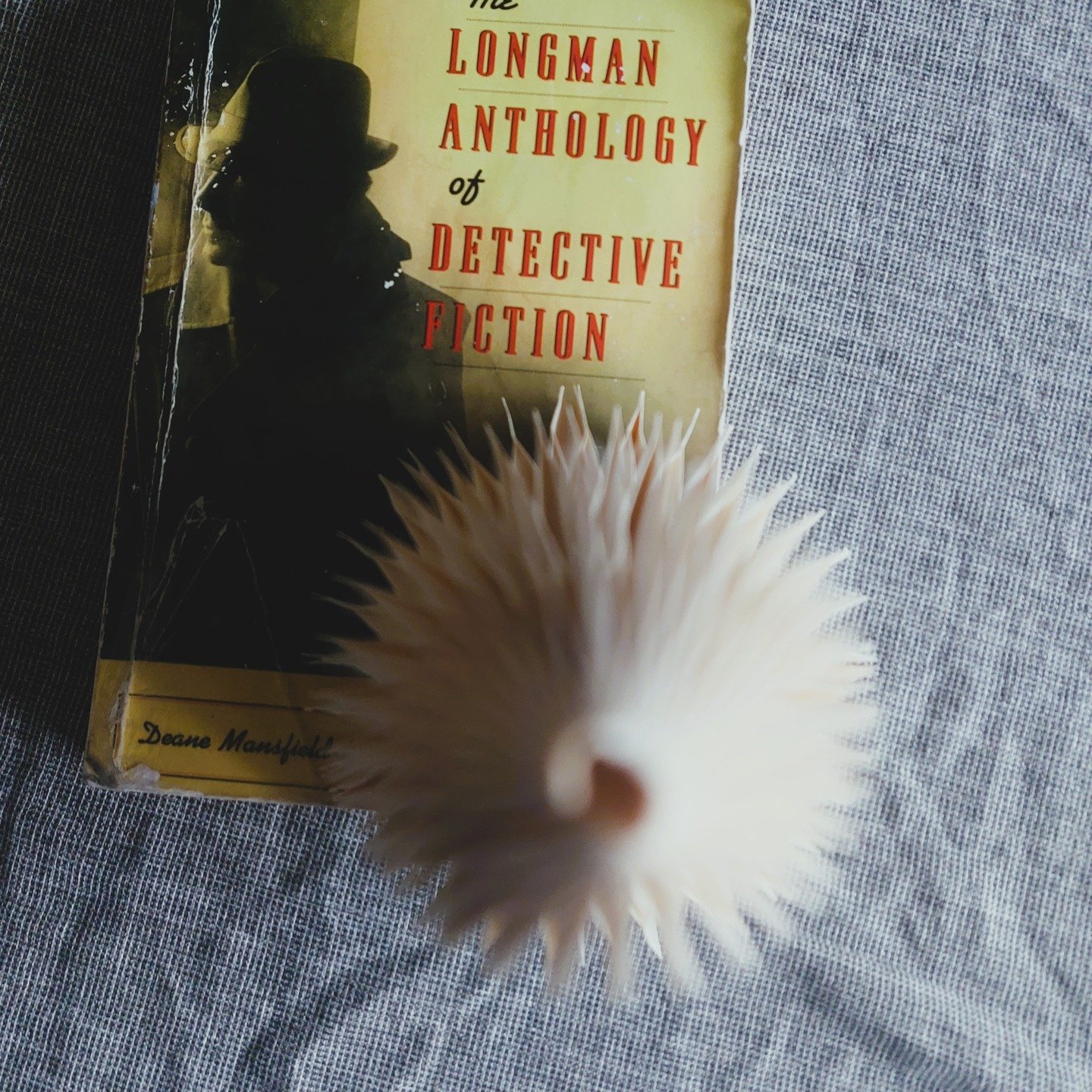 The Longman Anthology of Detective Fiction, ed. by Deane Mansfield-Kelley and Lois A. Marchino

"The author must play fair with his reader; he cannot say, "At that moment Graspingham Featherhill bent over and picked up a small object that l
