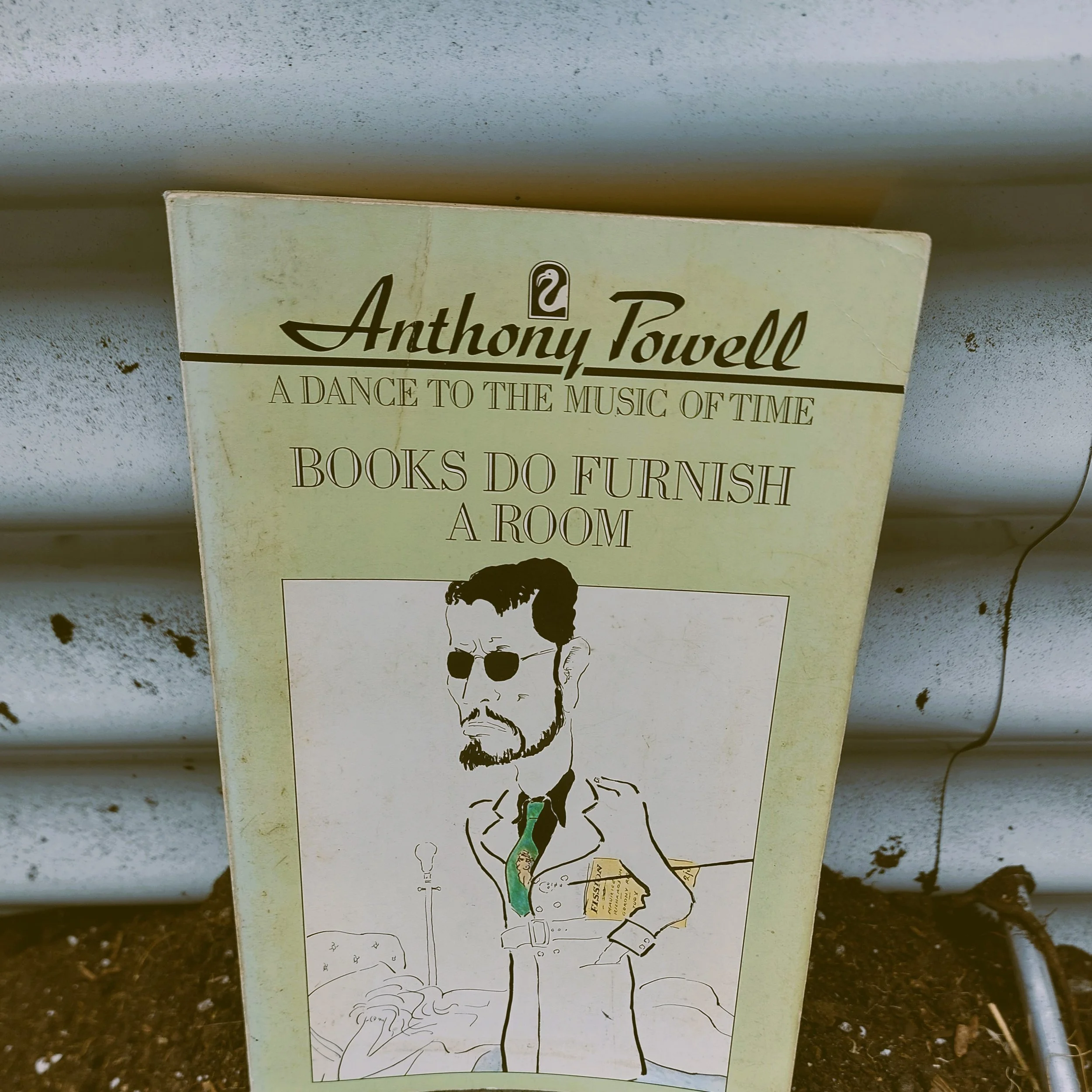 Books Do Furnish a Room by Anthony Powell 

 "How did you find the house?"
 This time Trapnel spoke with the hollow faraway voice of a horror film. He was determined to remail master of the situation. Widmerpool was quite equal to the manoe