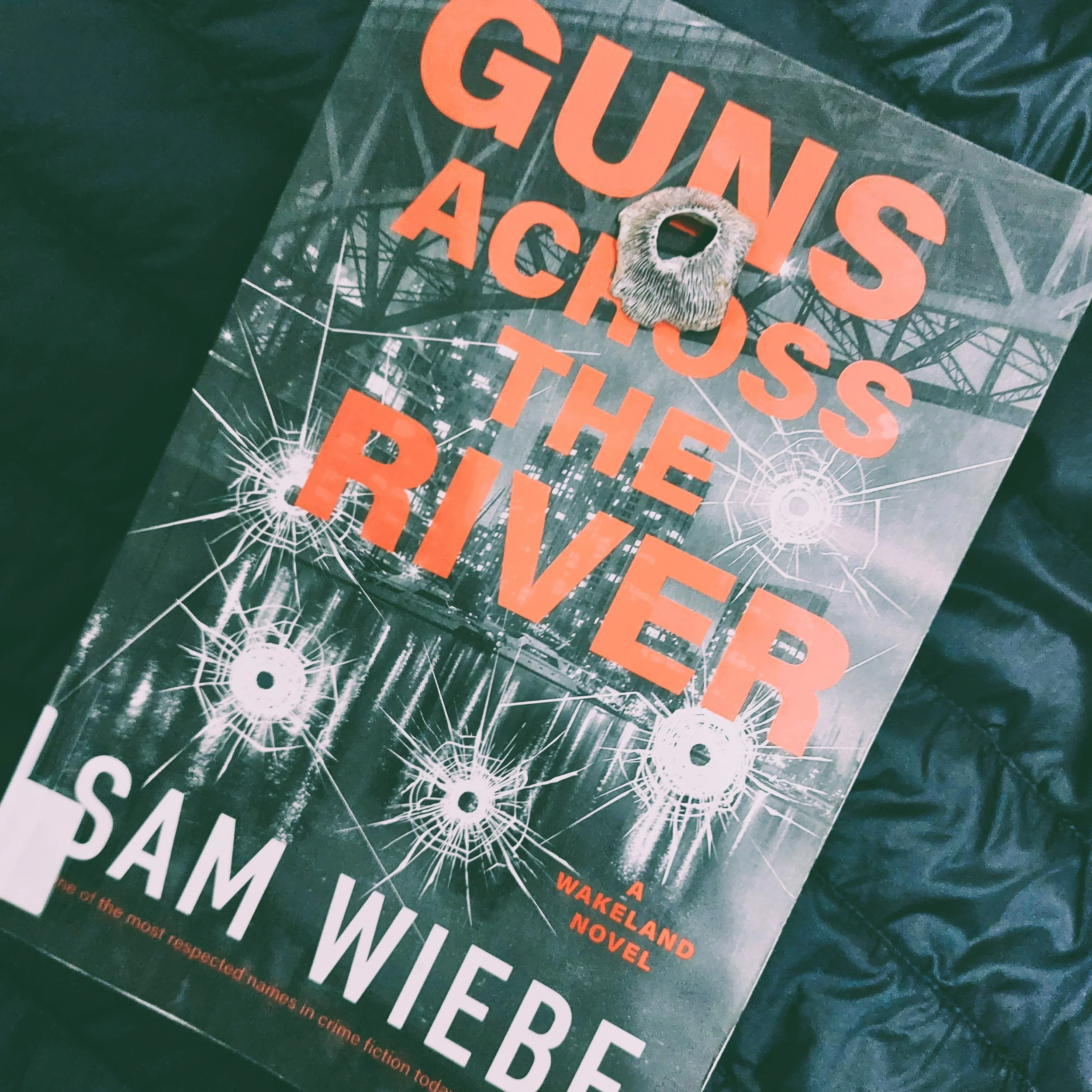 Guns Across the River by Sam Wiebe

 "I'm never quite comfortable around guys like him. Why is that, Dave?"
 "You were a teenager once," I said. "Teens know the nice guy figure of authority is the one most likely running a ga
