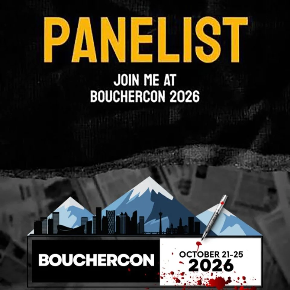 Hey, I&rsquo;m heading to Calgary pretty soon for my first Bouchercon. The last time I was in Calgary was almost 30 years ago; I was living in a basement, working as a roofer, and having a great time under the big sky.

Excited about the panels, the 