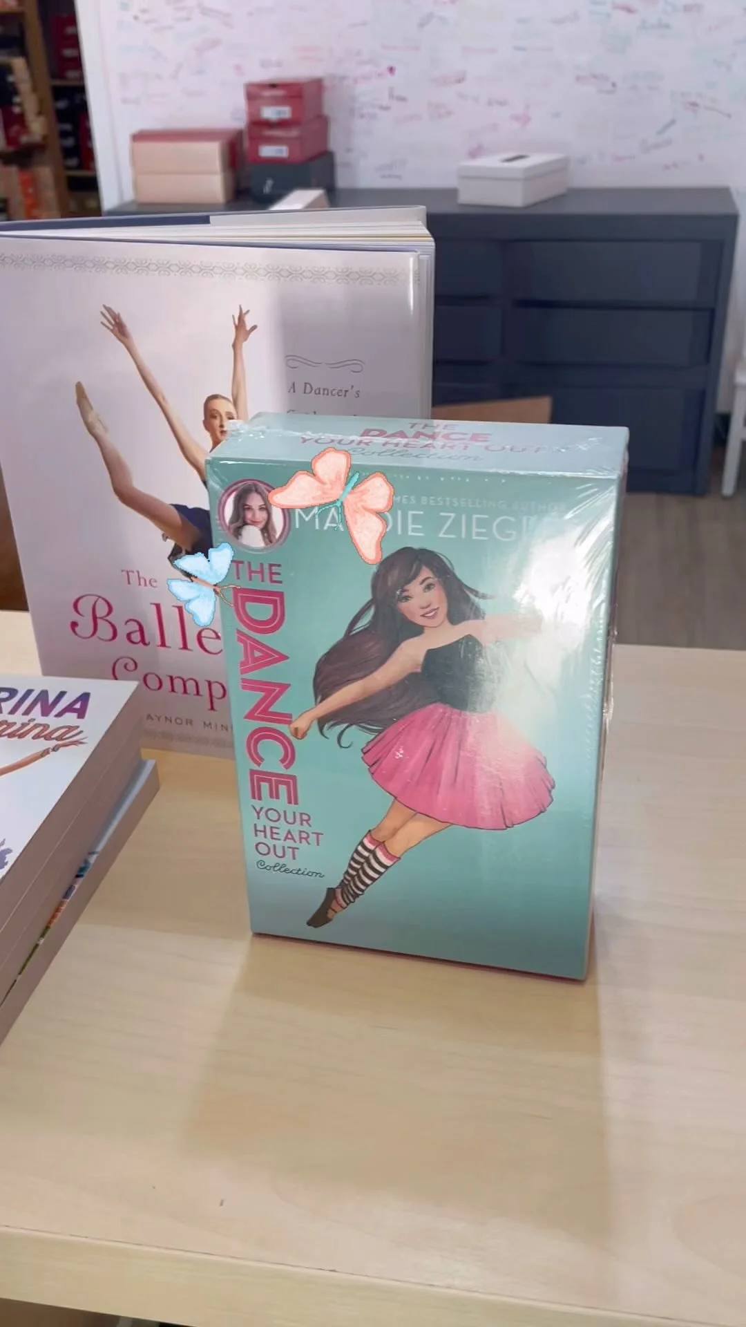 All of the favorite dance-themed books have arrived! Titles from Tiler Peck, Maddie Ziegler, Misty Copeland, and Gaynor Minden. Classics like Angelina Ballerina and Nancy Drew. Picture books and journals.
Back-to-dance extended hours:
Mon-Fri 10-6