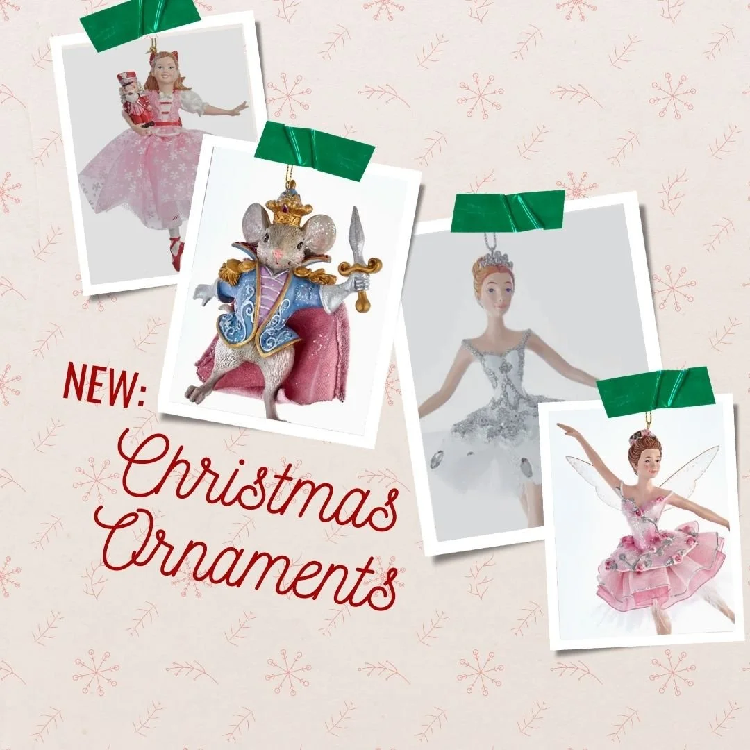 "Awwwwh, do you remember this one you gave me when I was little? ...such a great year."

This Kurt S Alder collection of 12 different Nutcracker and ballet themed ornaments arrived, and they are absolutely adorable! Almost as adorable as yo