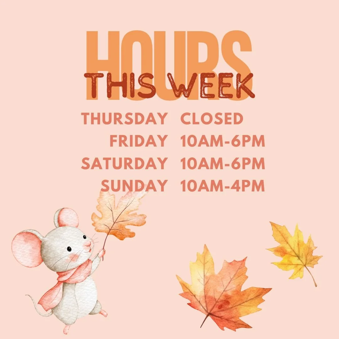 I love you and feel incredibly grateful for you--but, I'm looking forward to a day off with framily (friends we consider family), movies, and a ridiculous amount of pie. Normal business days/hours will resume on Friday! 🥳