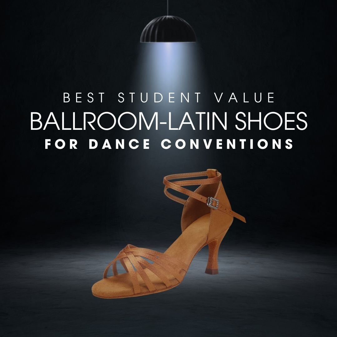 Ballroom classes during convention weekends are soooo much more fun in flexy latin heels. And, you don't need expensive shoes to get up front and get that callout! Save 20% on our student-value option (reg. $58) by simply mentioning the discount anyt