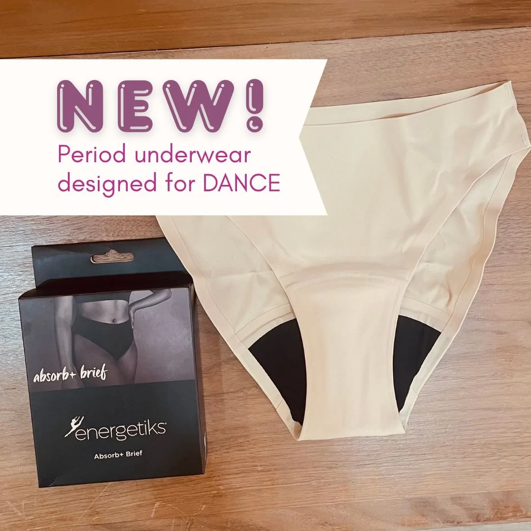 Woah--this period brief is specifically designed for dance, and it is life changing. The seamless, higher-cut design disappears under leotards and costumes and the 3 layers keep you protected and dry. The inner layer resists odor and prevents leaks. 